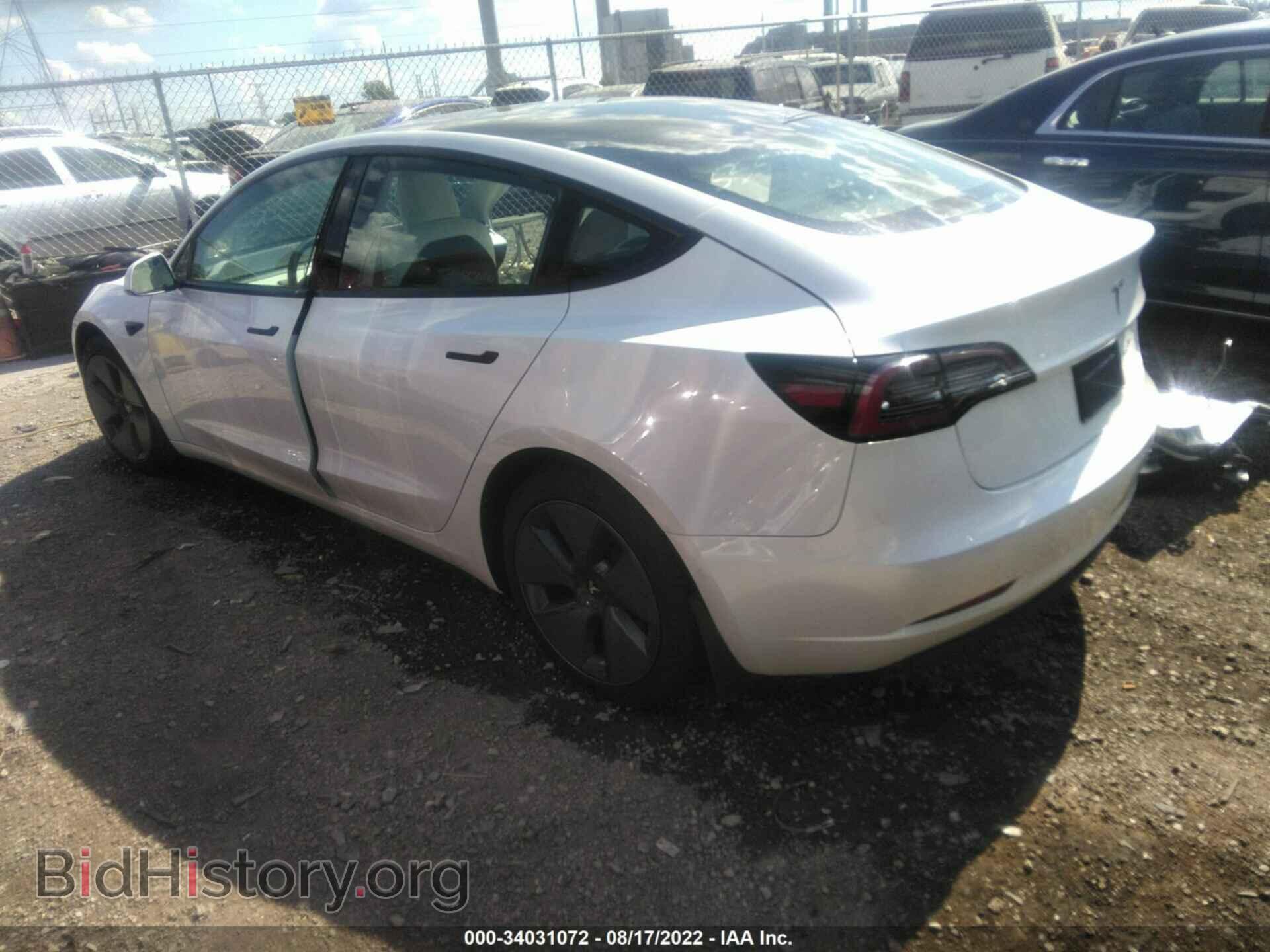 2021 TESLA MODEL 3 - VIN: 5YJ3E1EB9MF913748 - Фото 3
