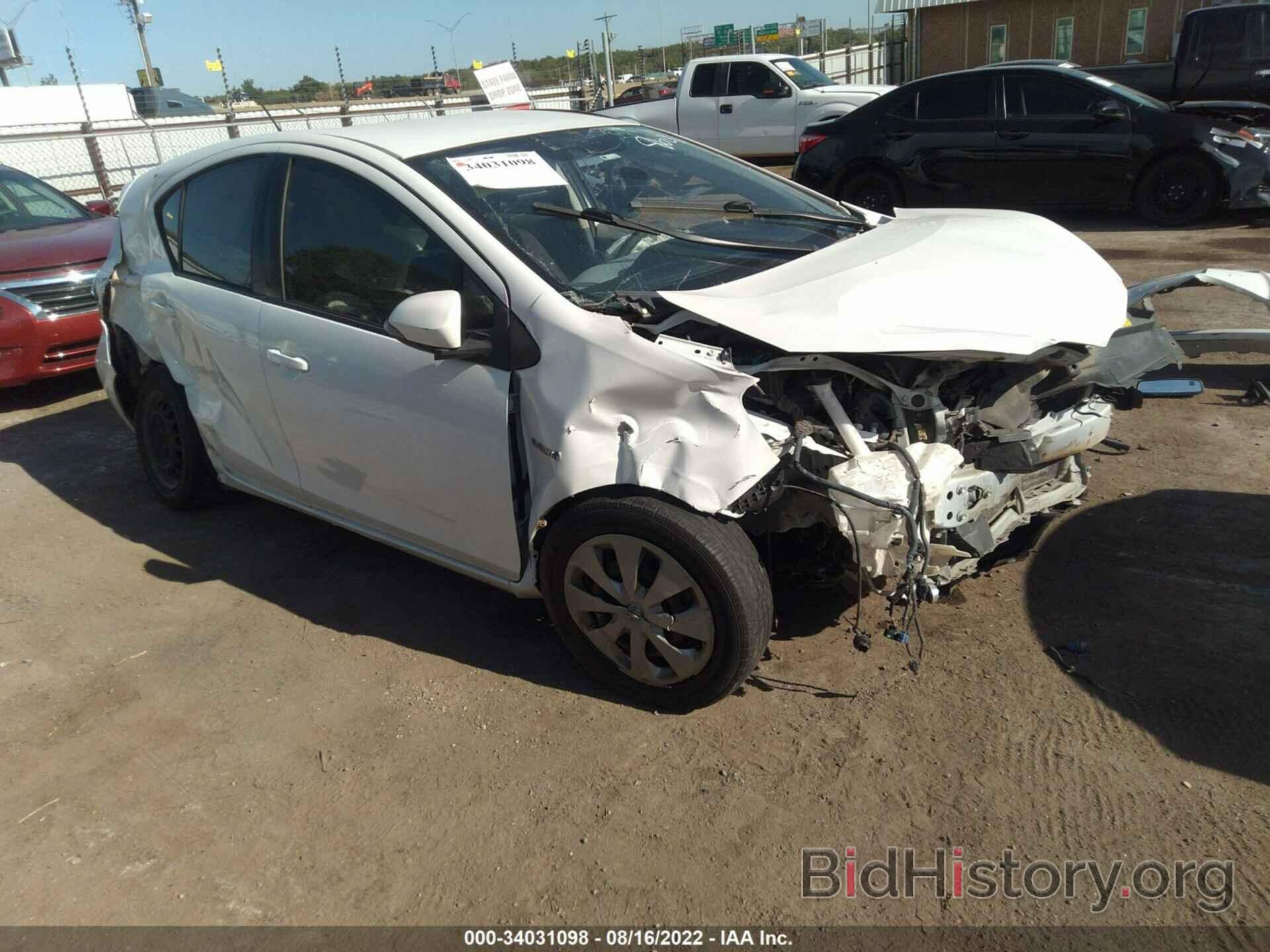 Photo JTDKDTB30C1008605 - TOYOTA PRIUS C 2012