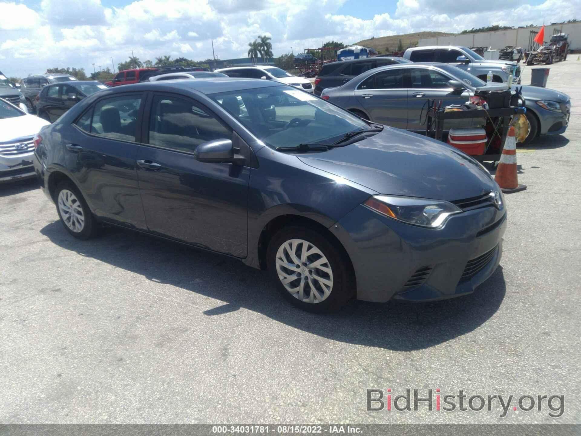 Photo 2T1BURHE6GC665423 - TOYOTA COROLLA 2016