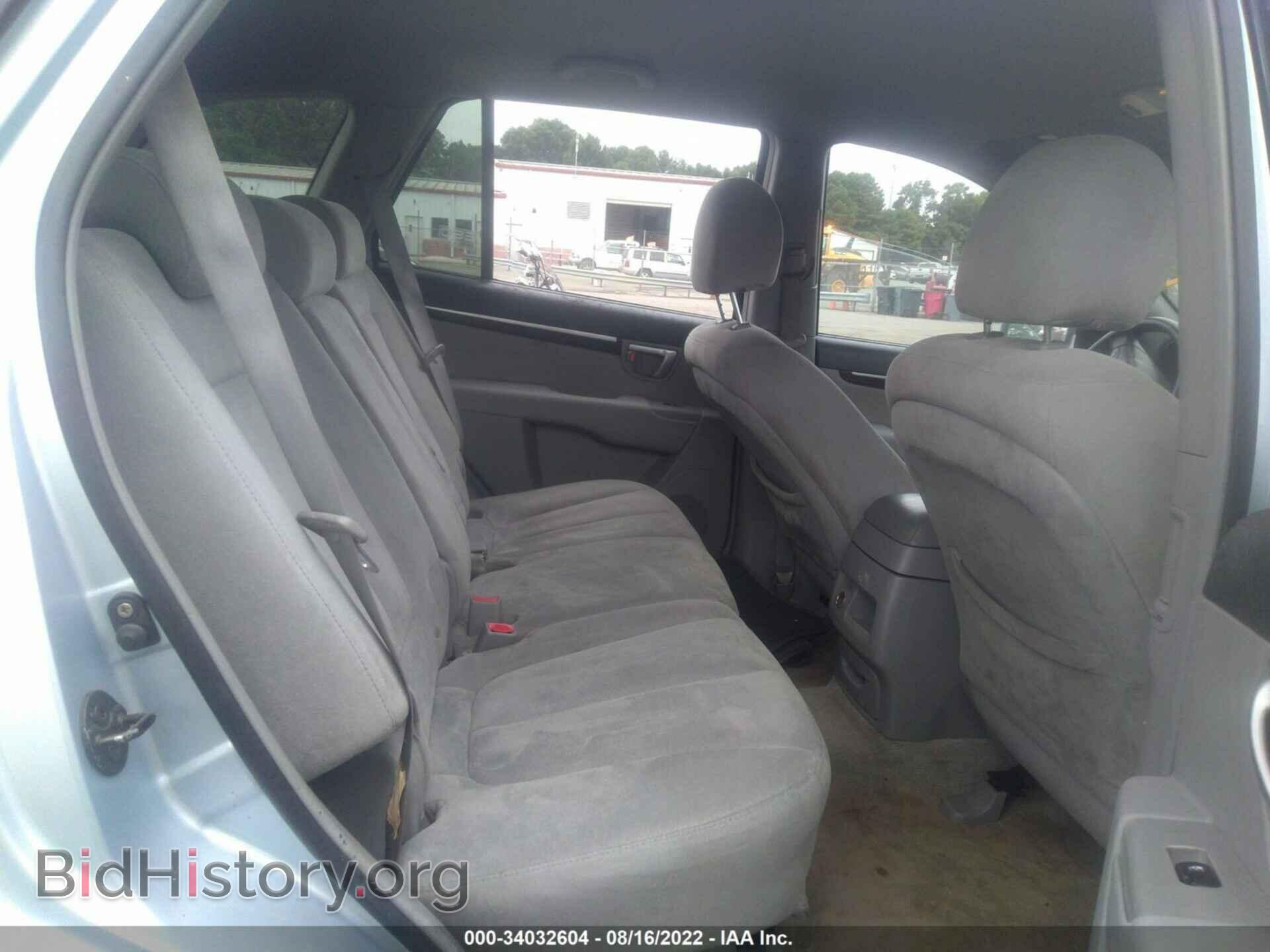 2008 HYUNDAI SANTA FE - VIN: 5NMSG73D48H152256 - Фото 8
