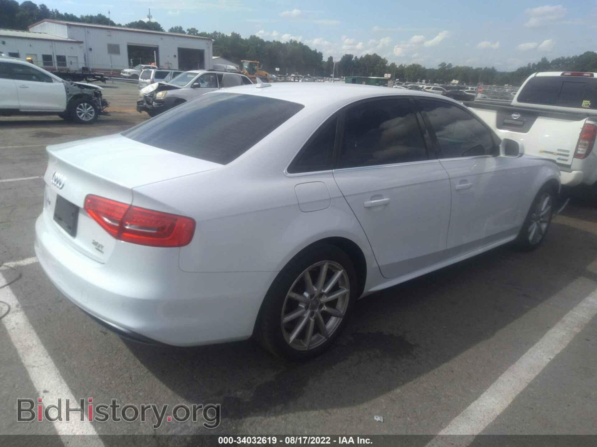 2014 AUDI A4 - VIN: WAUFFAFLXEA128194 - Photo 4