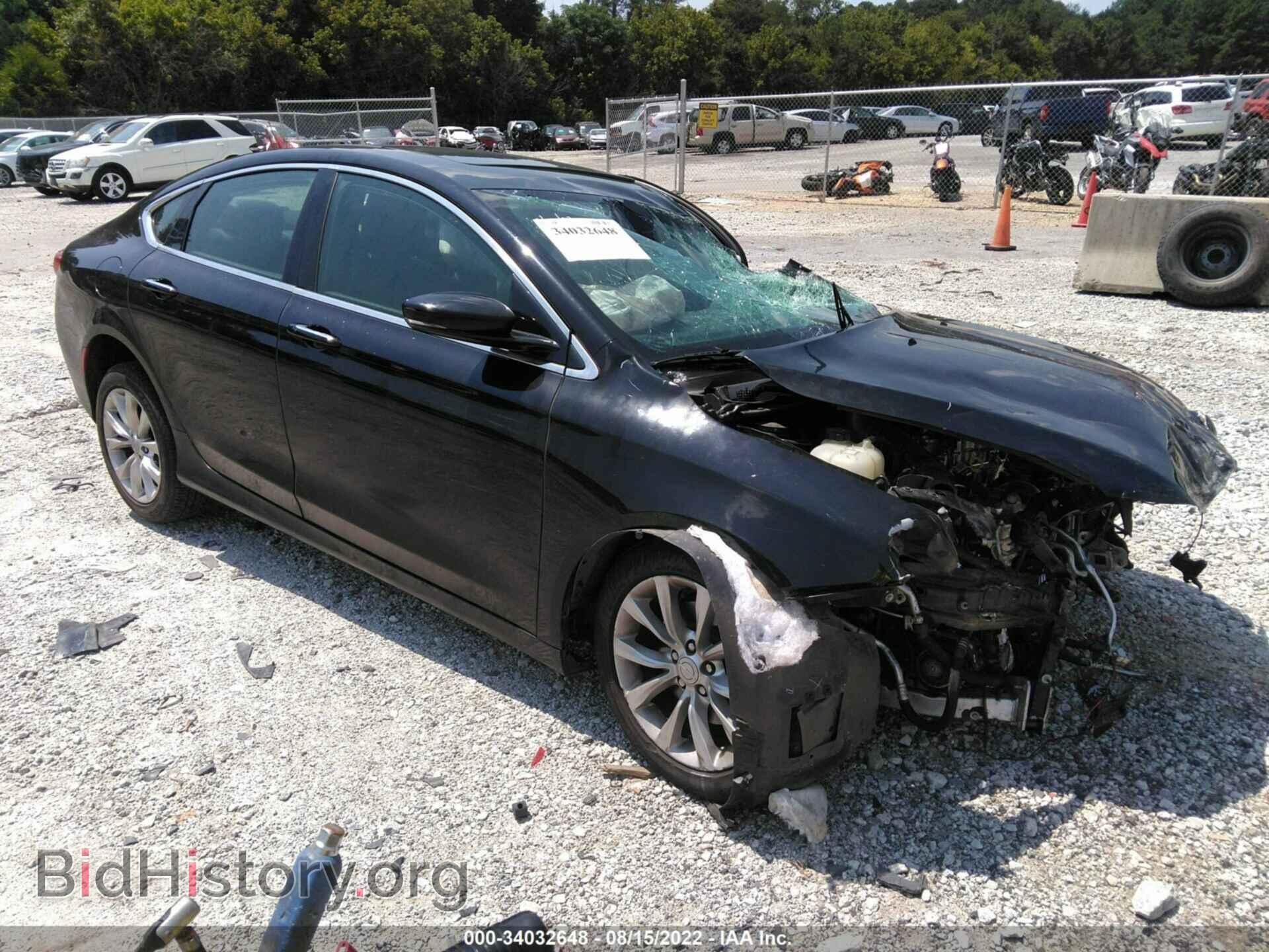 Фотография 1C3CCCCB0FN652975 - CHRYSLER 200 2015