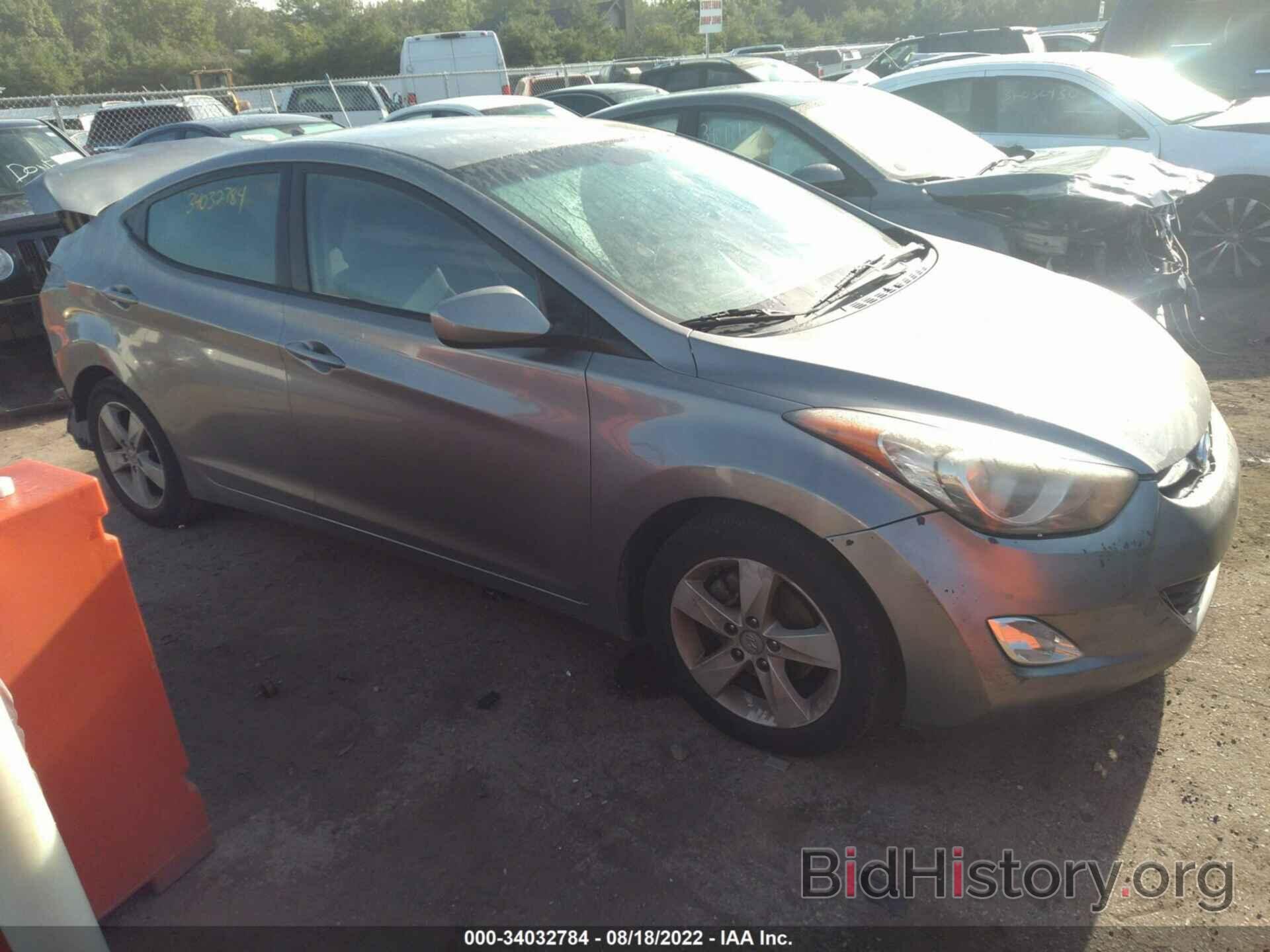 Photo KMHDH4AE9CU255606 - HYUNDAI ELANTRA 2012