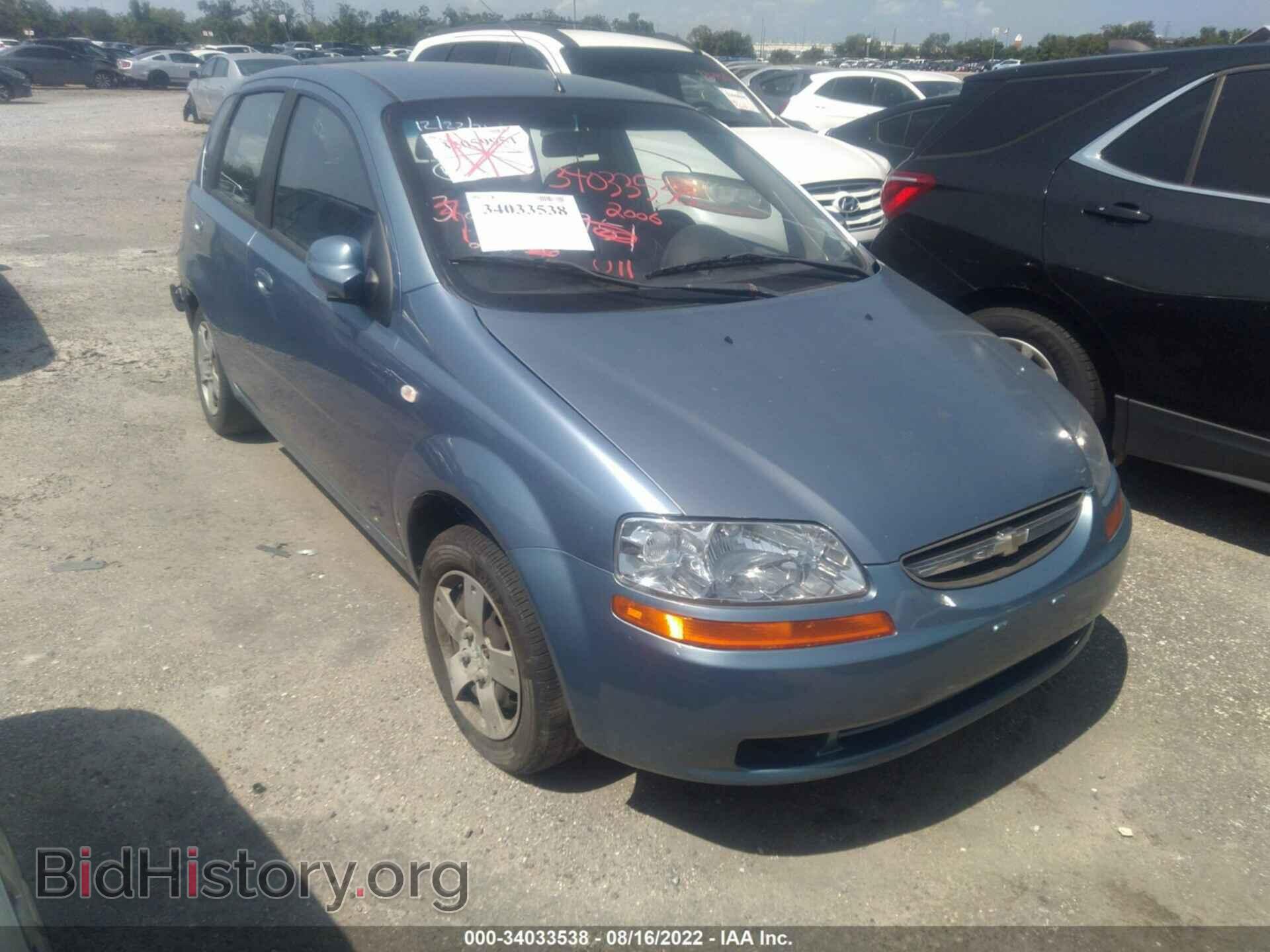 Фотография KL1TD66686B528146 - CHEVROLET AVEO 2006