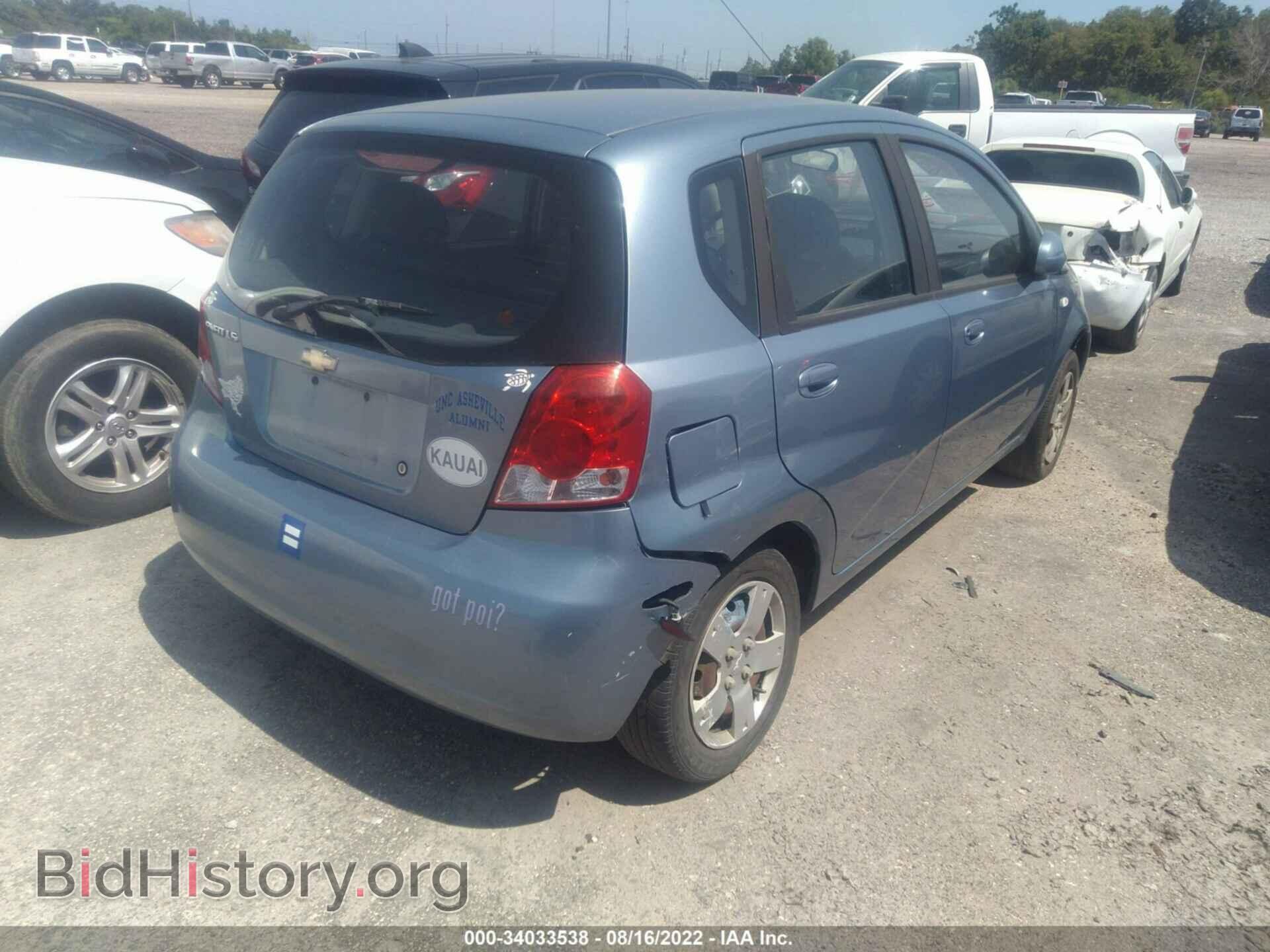 2006 CHEVROLET AVEO - VIN: KL1TD66686B528146 - Фото 4