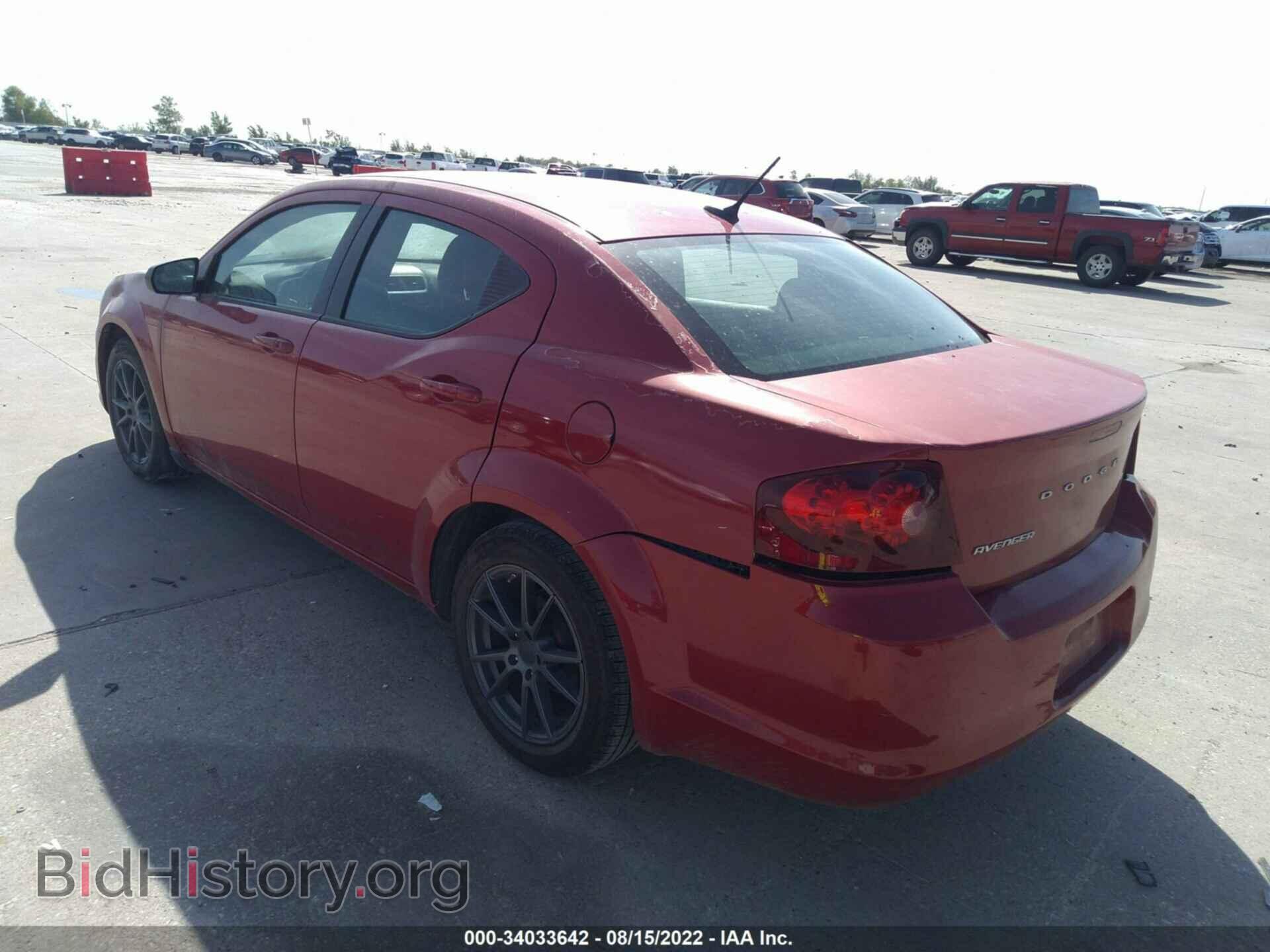 2014 DODGE AVENGER - VIN: 1C3CDZAB7EN143600 - Фото 3