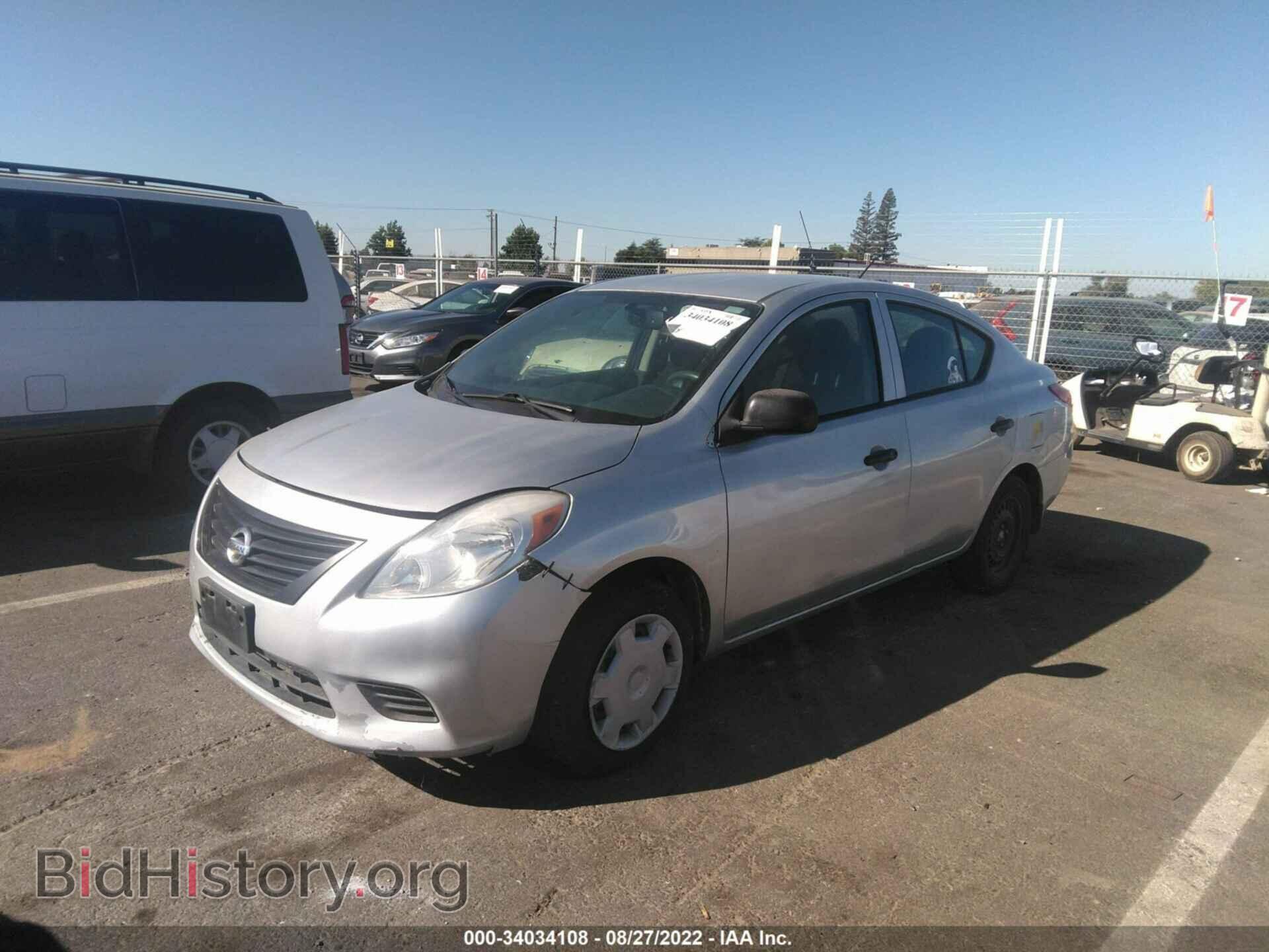 2012 NISSAN VERSA - VIN: 3N1CN7APXCL891279 - Фото 2