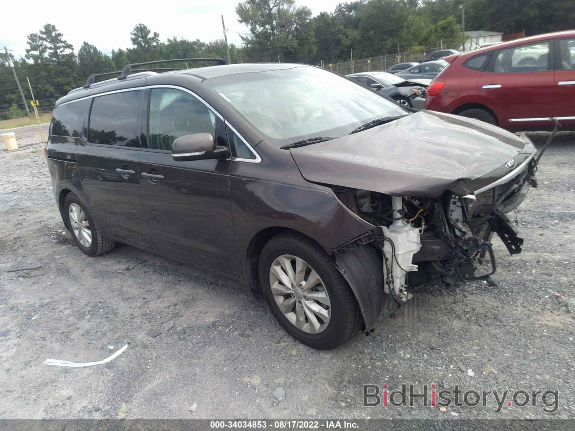 Photo KNDMC5C1XF6047486 - KIA SEDONA 2015