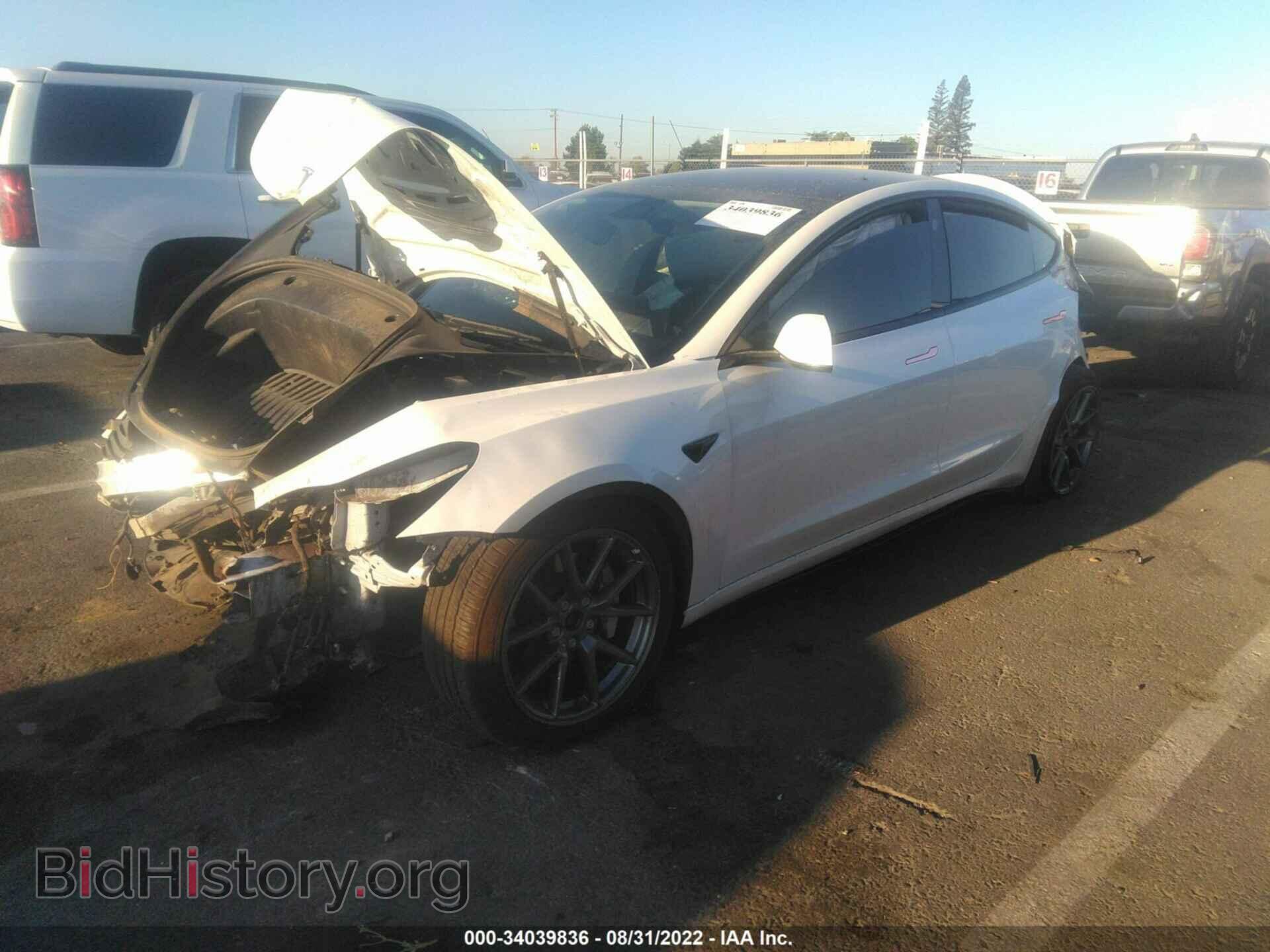 2022 TESLA MODEL 3 - VIN: 5YJ3E1EB3NF106983 - Фото 2