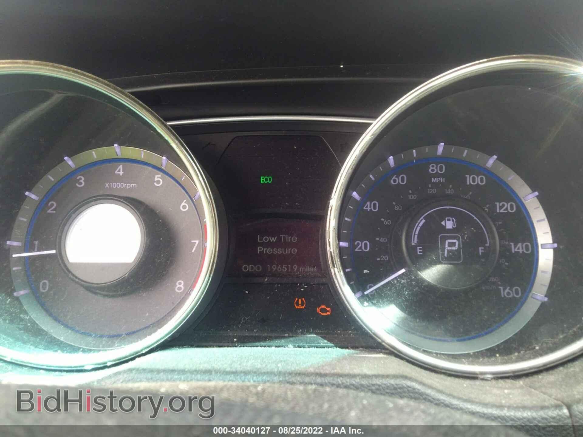 2012 HYUNDAI SONATA - VIN: 5NPEC4AC9CH385613 - Фото 7