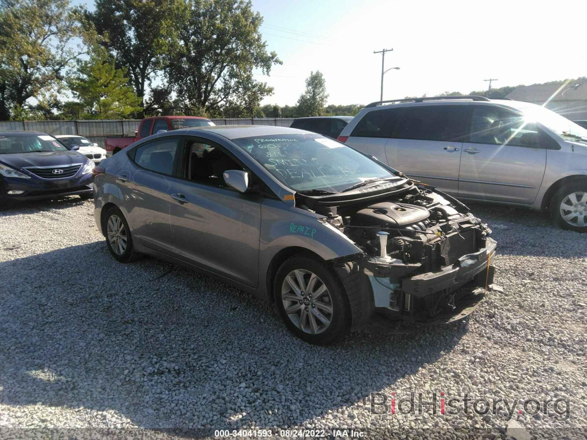 Photo KMHDH4AE4FU322570 - HYUNDAI ELANTRA 2015