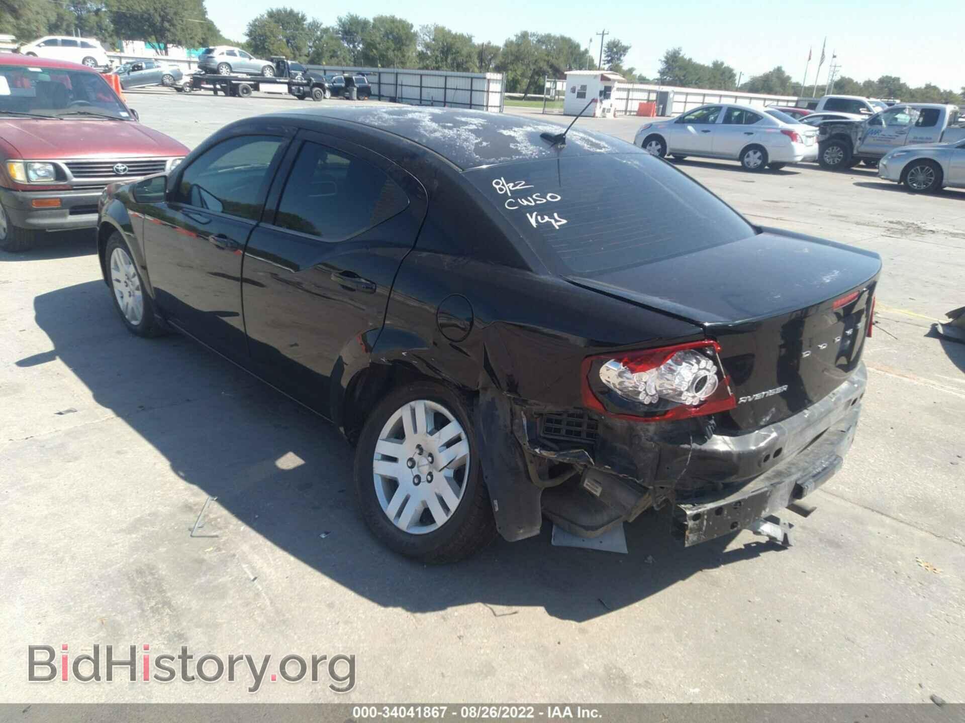 2013 DODGE AVENGER - VIN: 1C3CDZAB9DN651033 - Фото 3