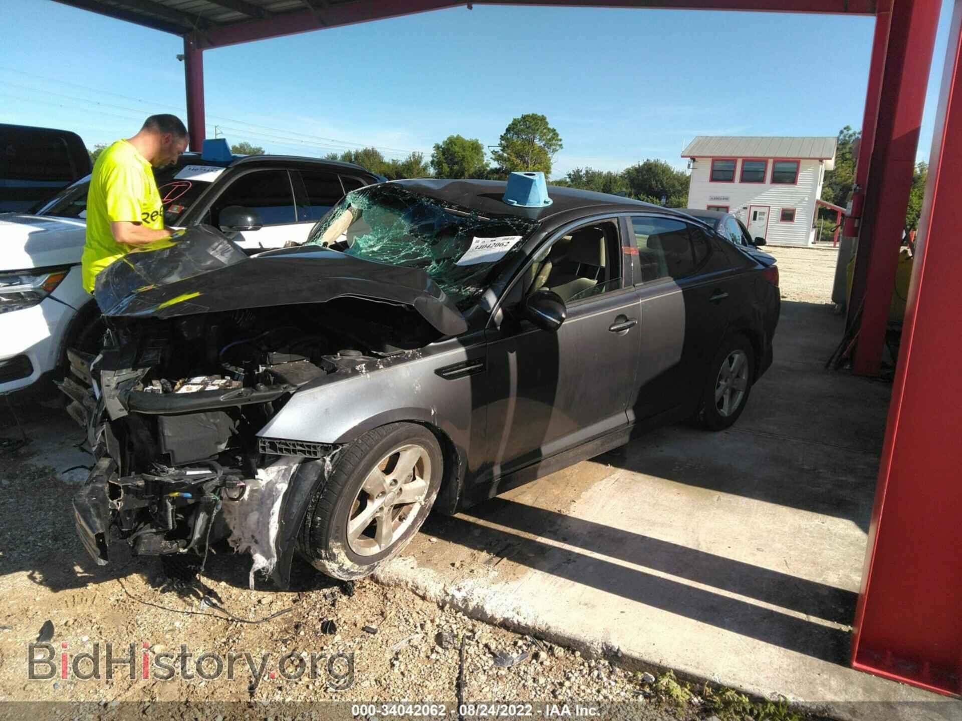 2015 KIA OPTIMA - VIN: KNAGM4A71F5622959 - Фото 2
