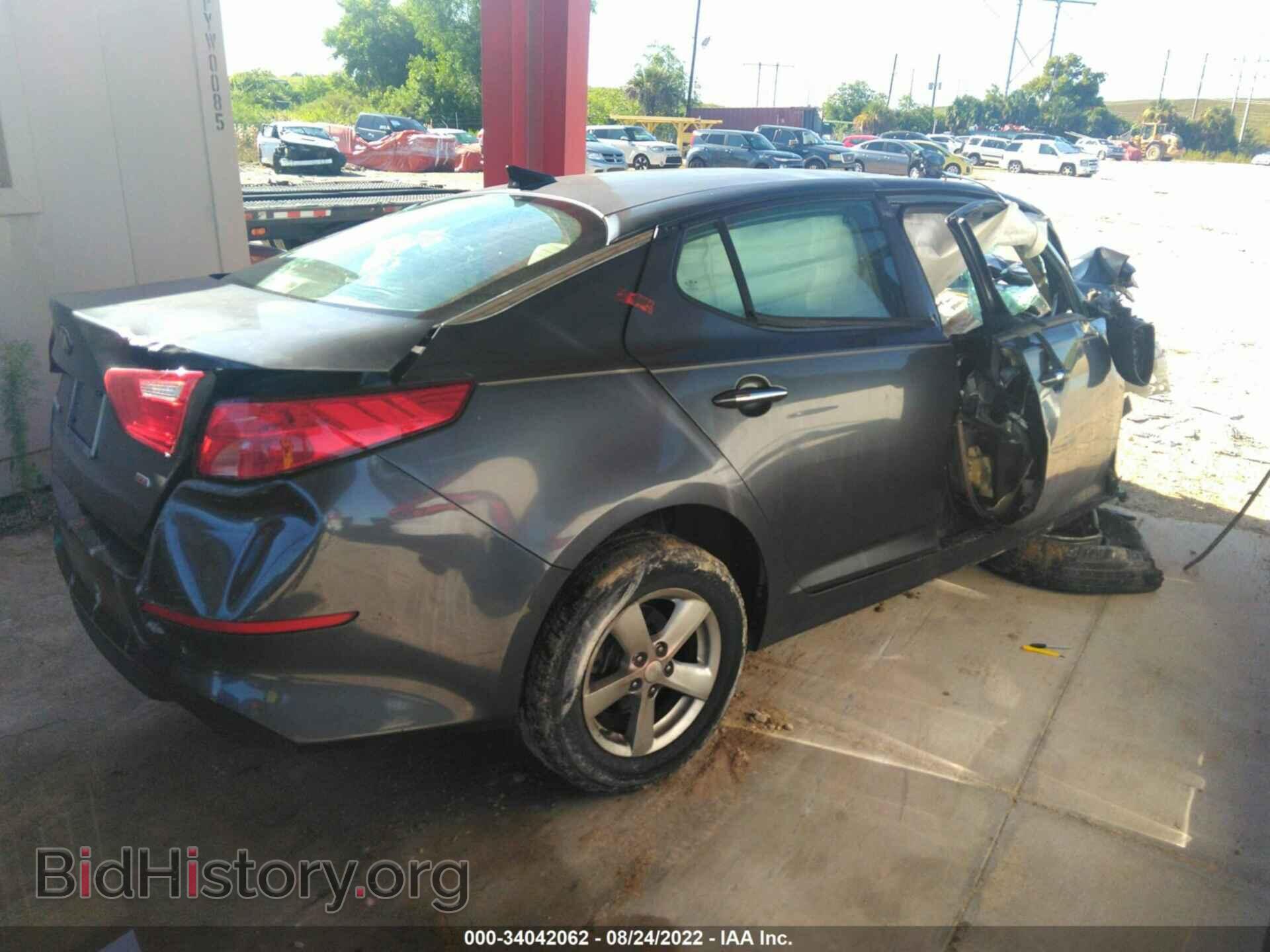 2015 KIA OPTIMA - VIN: KNAGM4A71F5622959 - Фото 4