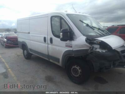 2017 RAM PROMASTER CARGO VAN, белый — VIN 3C6TRVAG4HE512107, IAAI