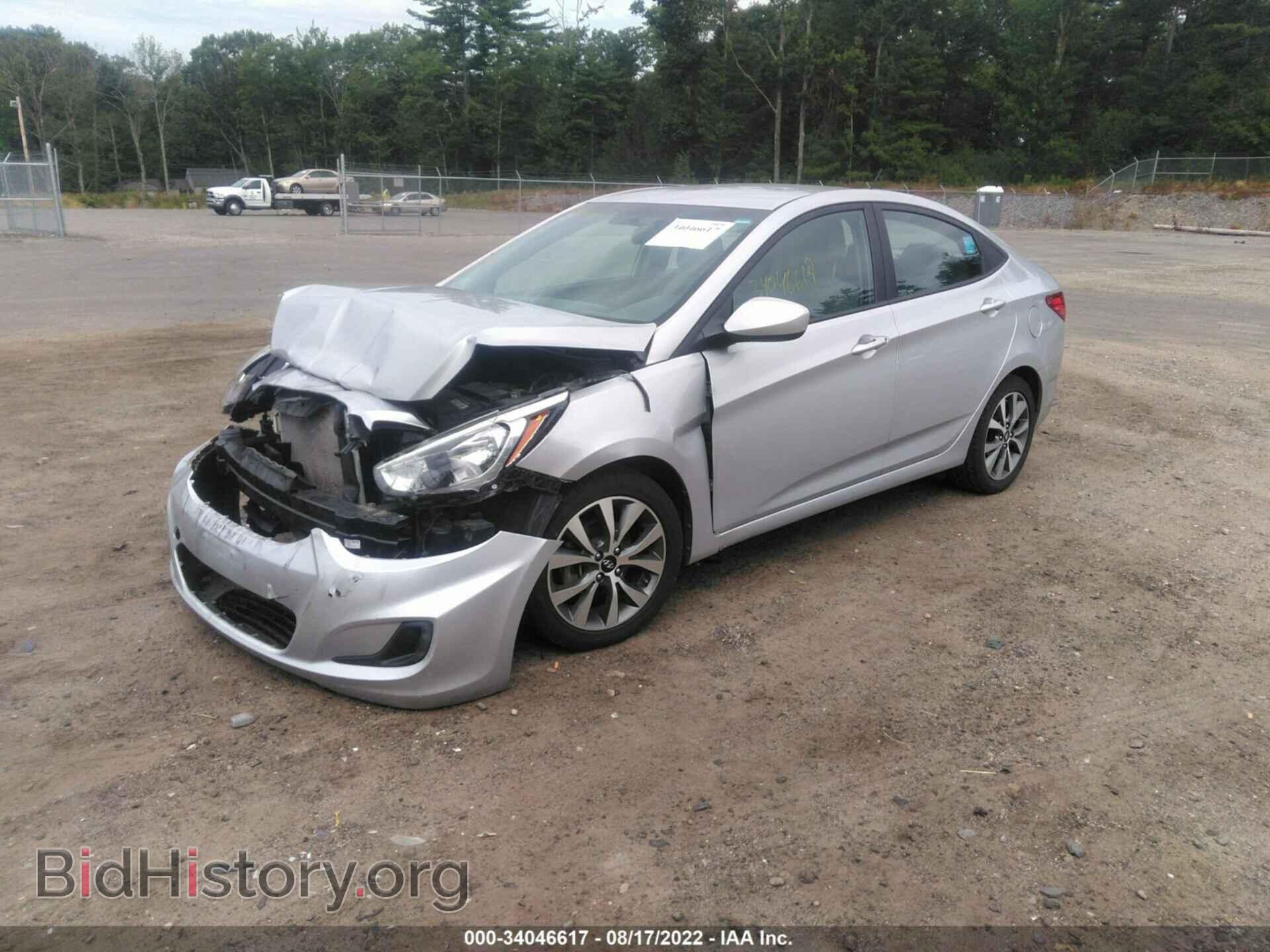 2017 HYUNDAI ACCENT - VIN: KMHCT4AE5HU350844 - Фото 2