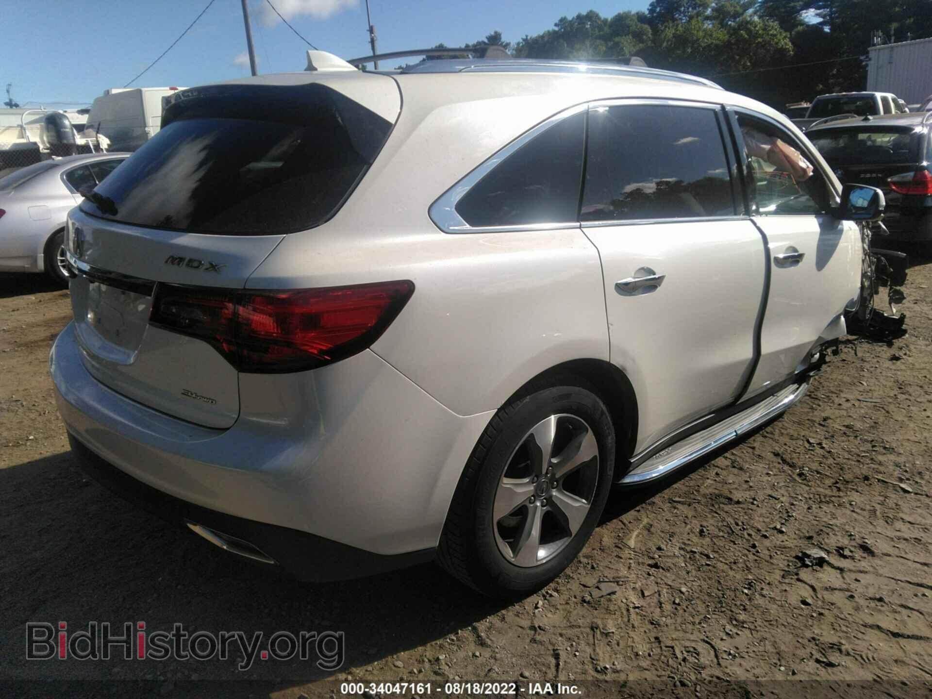 2014 ACURA MDX - VIN: 5FRYD4H21EB027879 - Фото 4