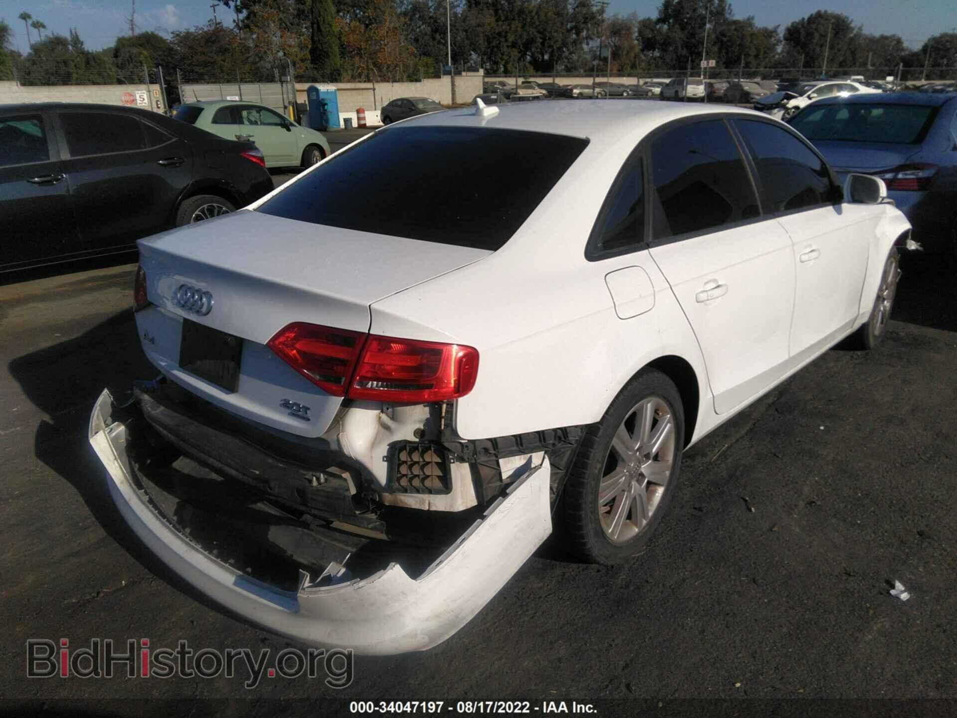 2011 AUDI A4 - VIN: WAUBFAFL2BA101601 - Фото 4