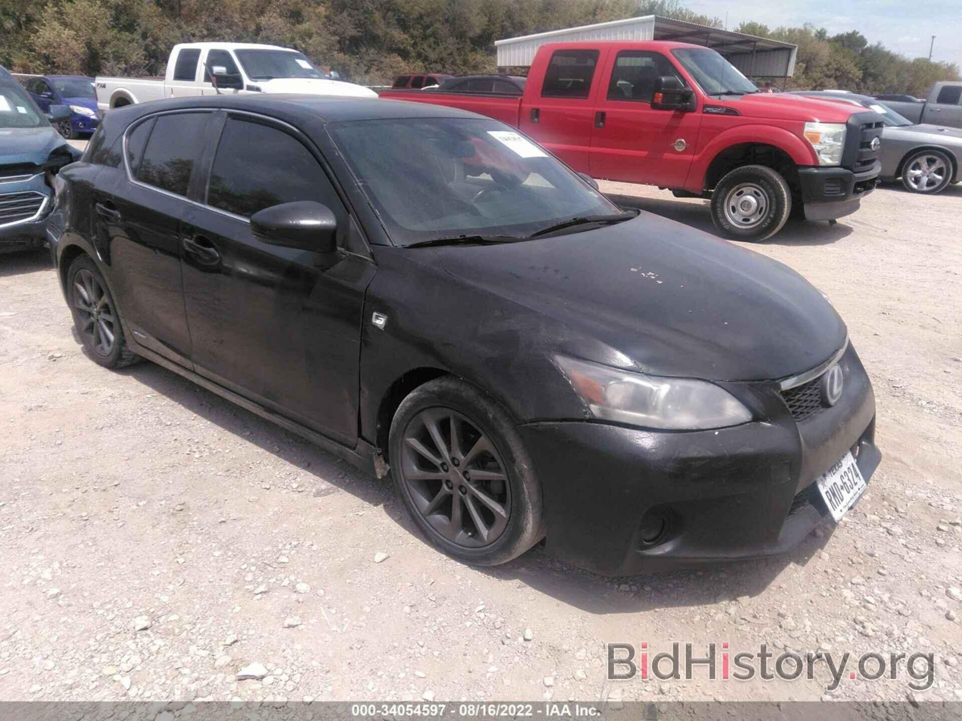 Photo JTHKD5BH9C2108332 - LEXUS CT 200H 2012