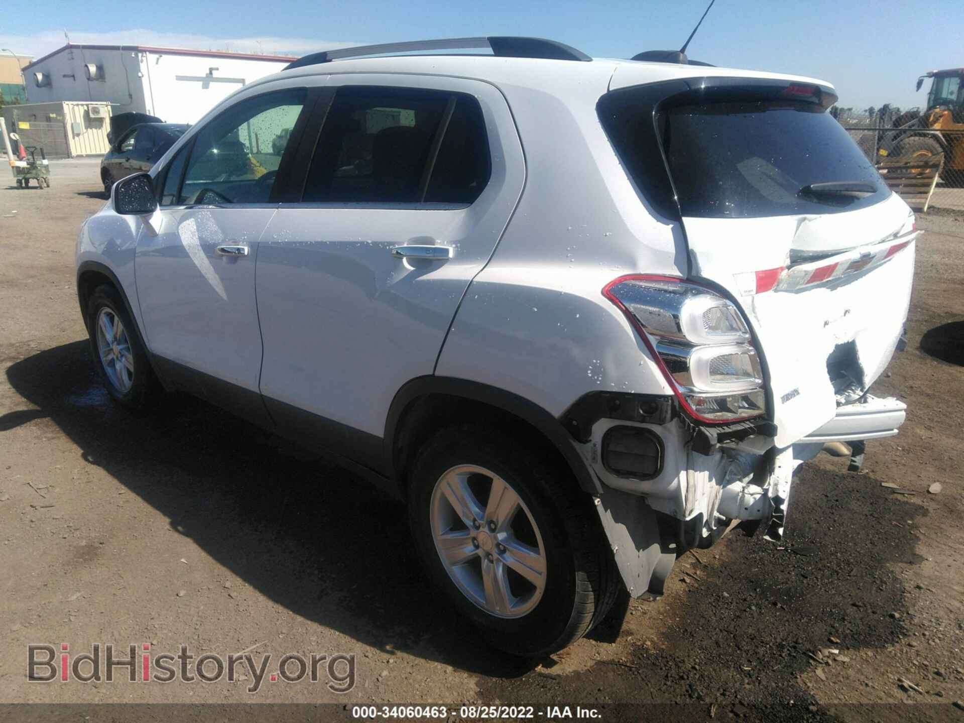 2017 CHEVROLET TRAX - VIN: 3GNCJLSB8HL221152 - Фото 3