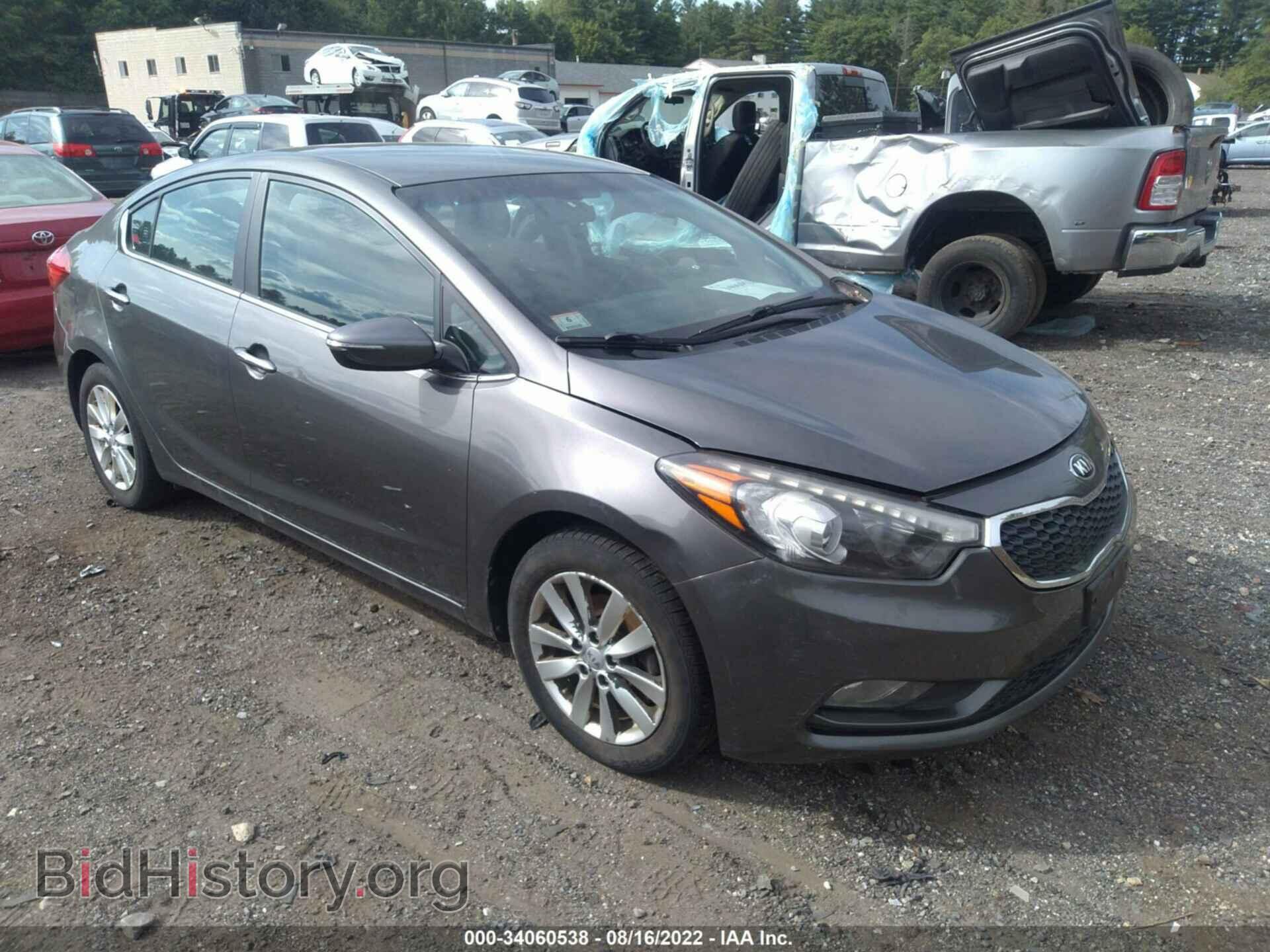 Photo KNAFX4A80E5106196 - KIA FORTE 2014