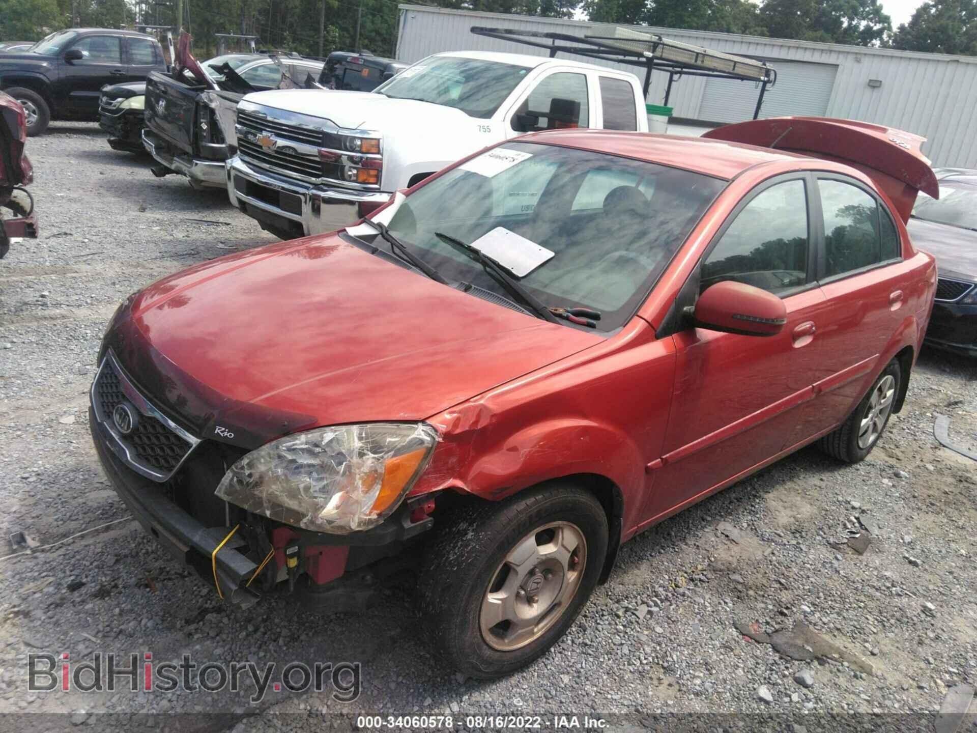 2011 KIA RIO - VIN: KNADH4A32B6869884 - Фото 2