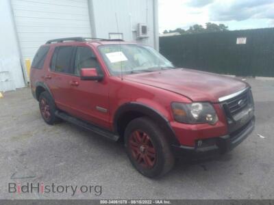 2006 Ford EXPLORER Eddie Bauer, red — VIN 1FMEU74E46ZA11592, IAAI