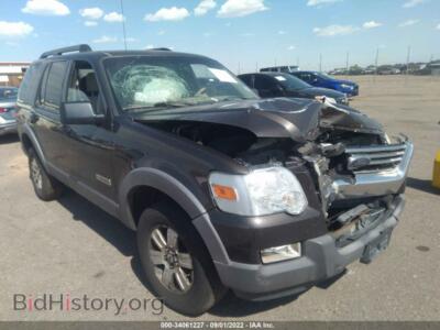 2006 Ford EXPLORER XLT, серый — VIN 1FMEU73E06UB15706, IAAI