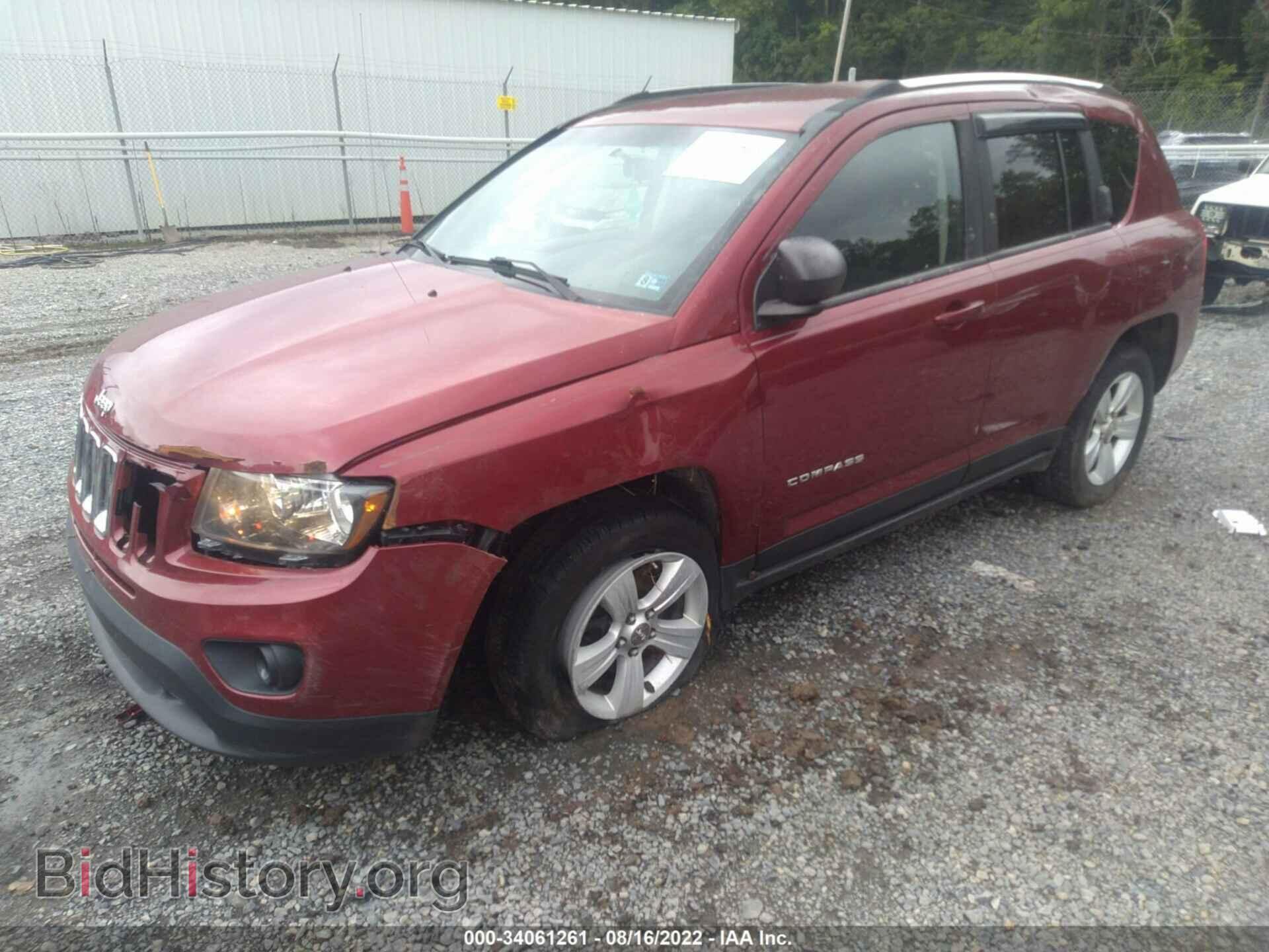 2012 JEEP COMPASS - VIN: 1C4NJCBAXCD601570 - Фото 2