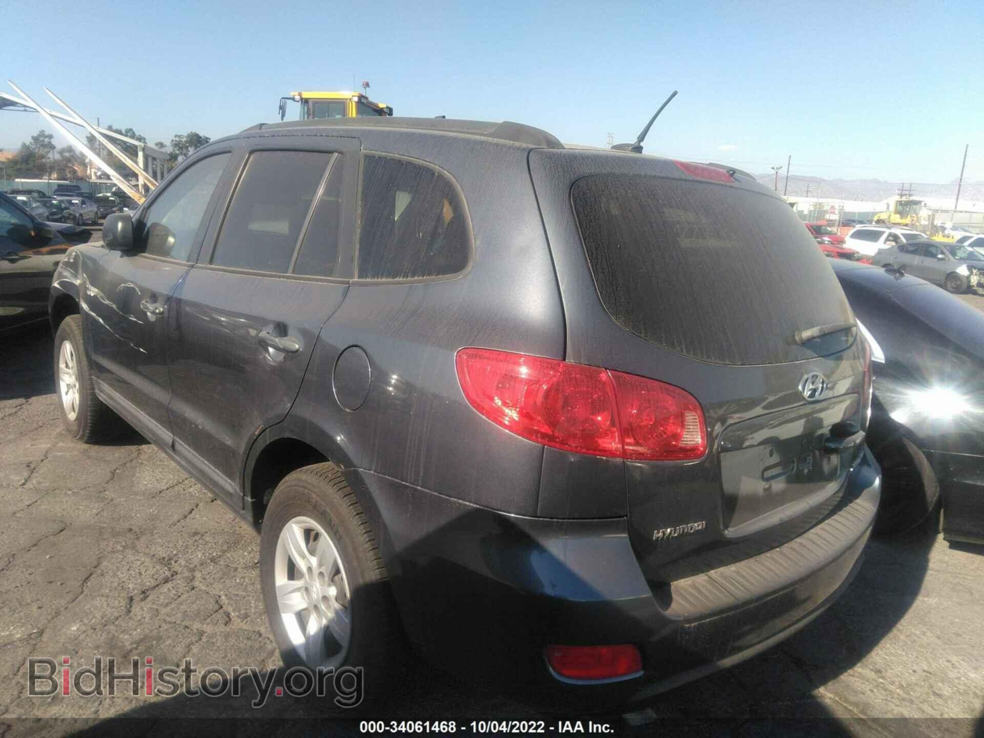 2009 HYUNDAI SANTA FE - VIN: 5NMSG13DX9H241621 - Фото 3