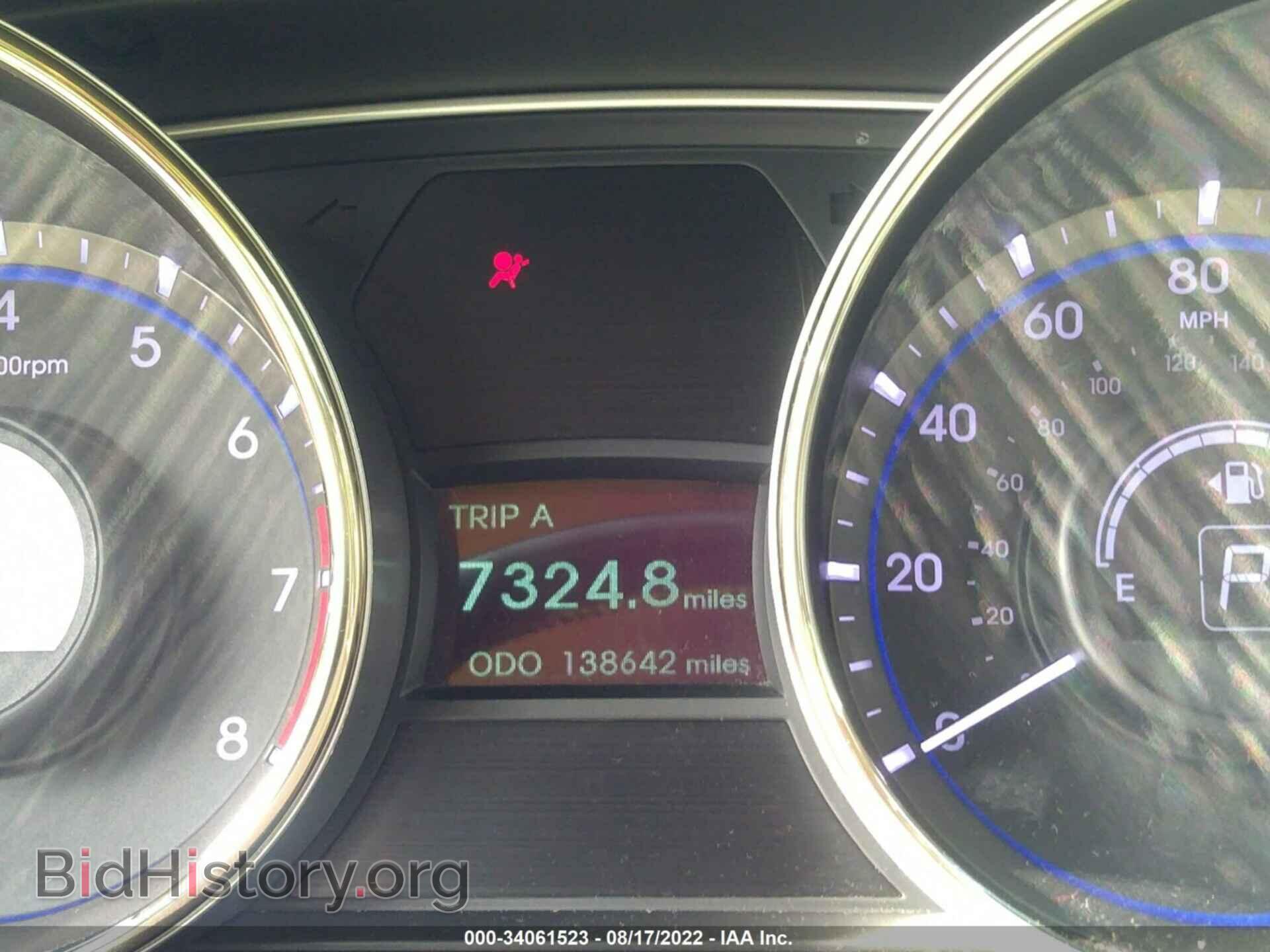 2013 HYUNDAI SONATA - VIN: 5NPEC4AB8DH649879 - Фото 7