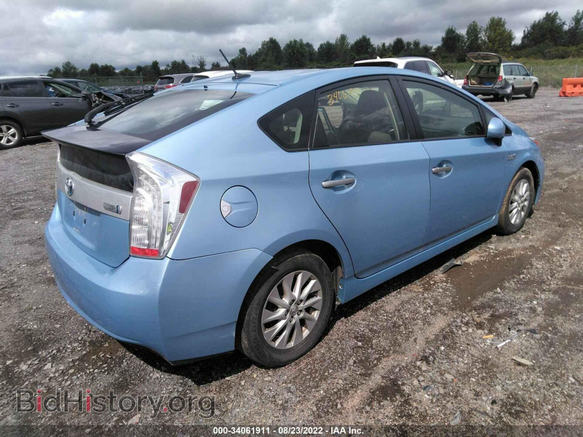2014 TOYOTA PRIUS PLUG-IN - VIN: JTDKN3DP8E3055191 - Фото 4