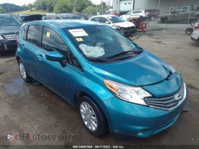 2015 Nissan VERSA NOTE S/S Plus/SV/SR/SL, бирюзовый — VIN 3N1CE2CP8FL365432, IAAI