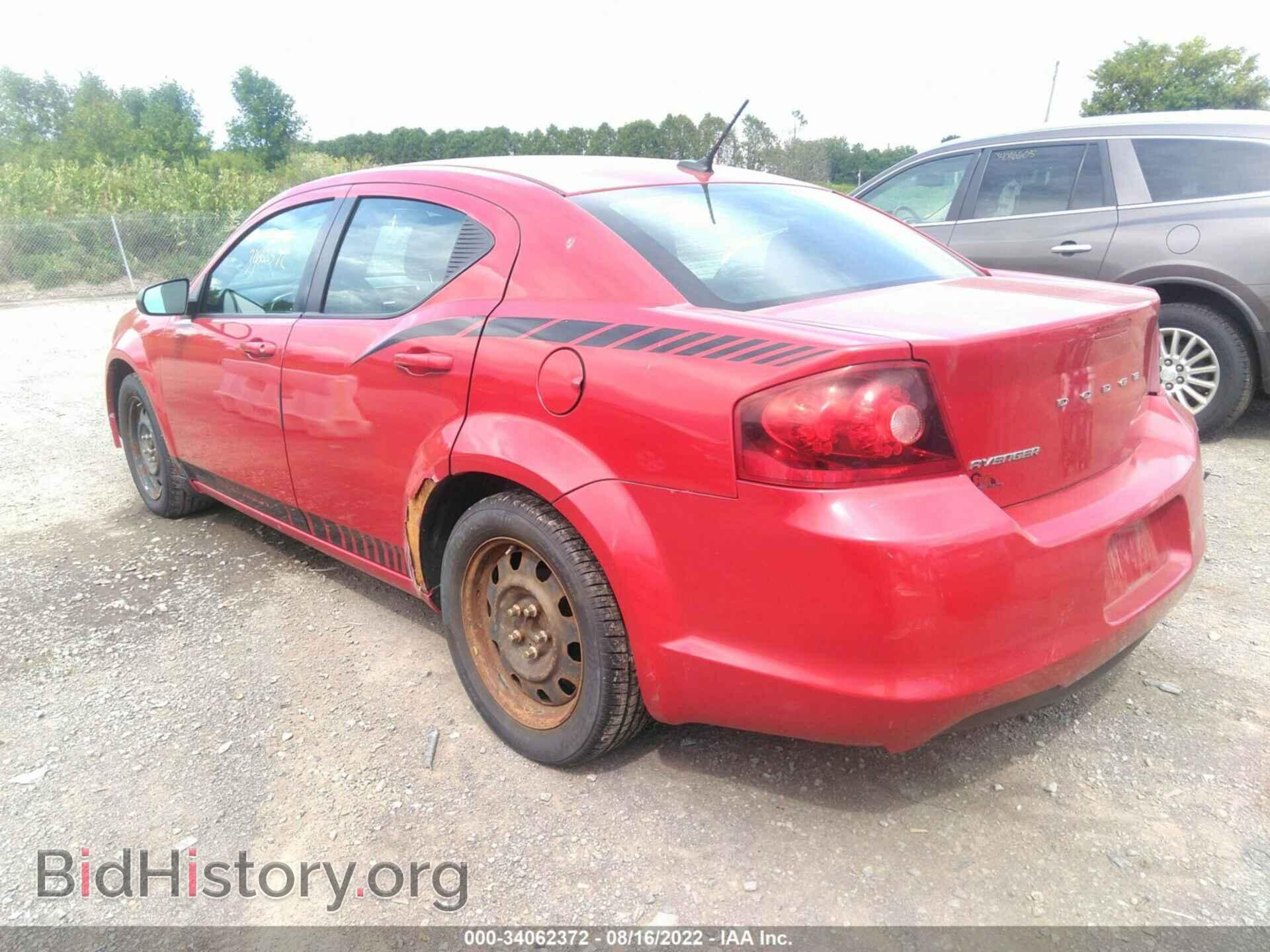 2014 DODGE AVENGER - VIN: 1C3CDZAB5EN111213 - Фото 3
