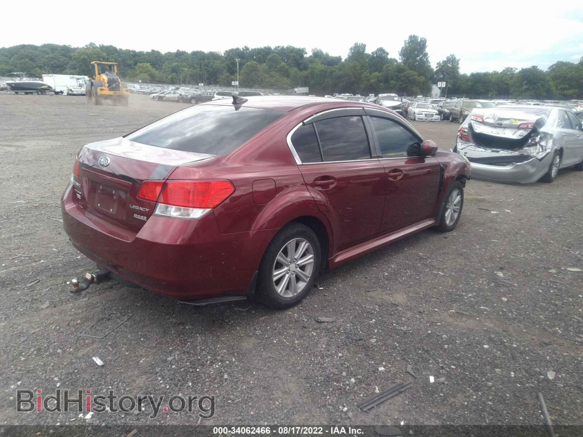 2012 SUBARU LEGACY - VIN: 4S3BMBC68C3009802 - Фото 4