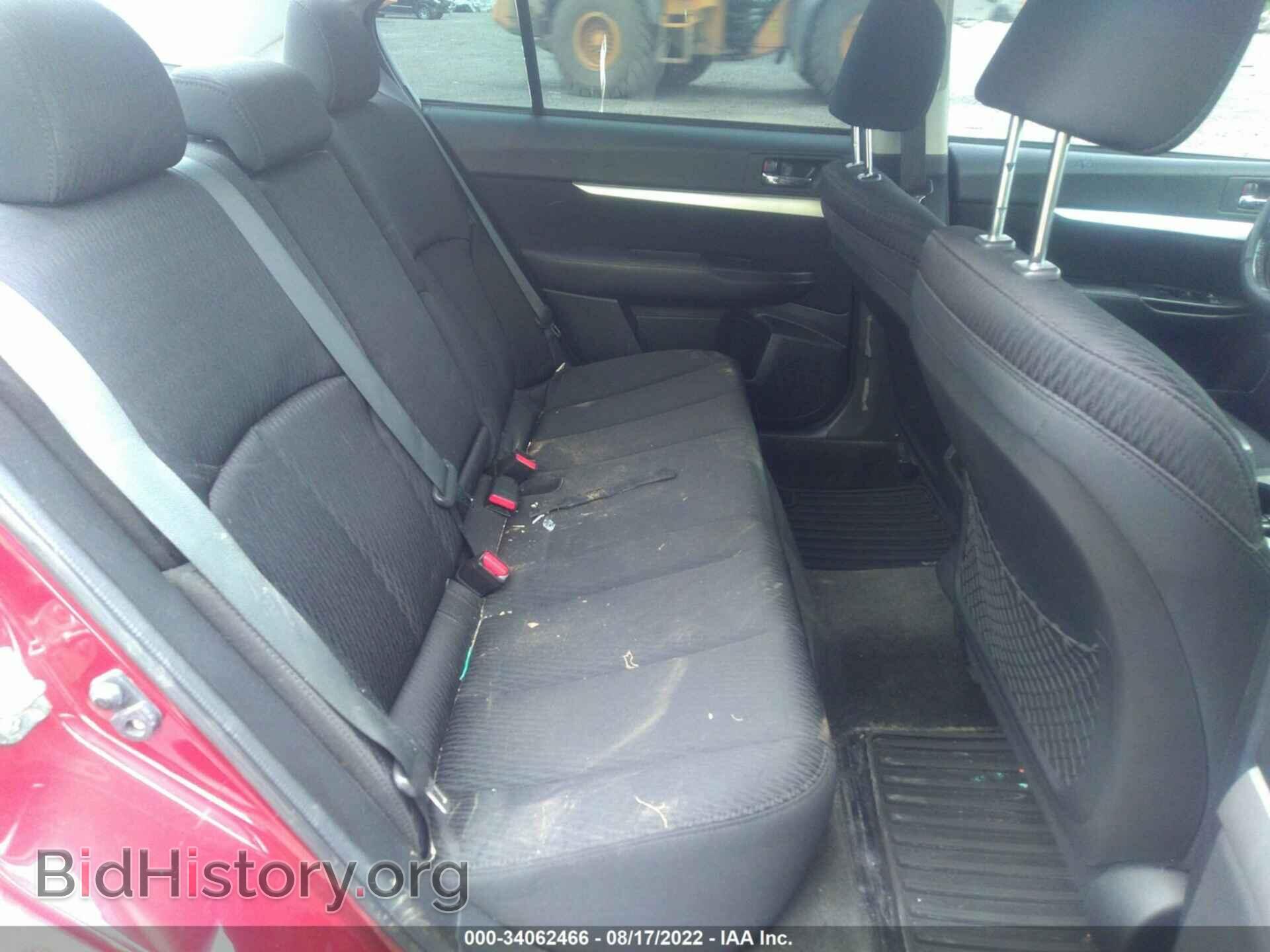 2012 SUBARU LEGACY - VIN: 4S3BMBC68C3009802 - Фото 8