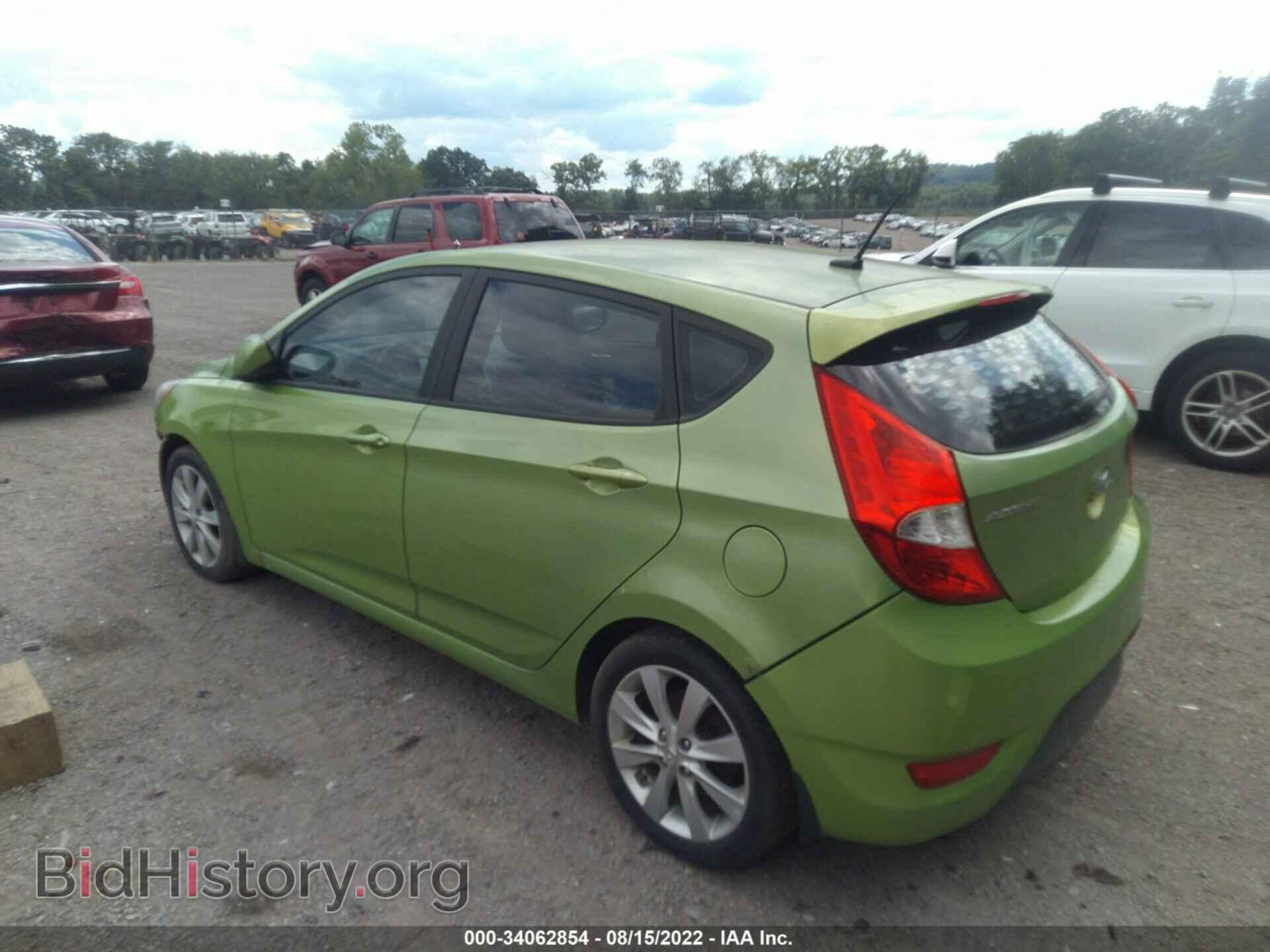 2012 HYUNDAI ACCENT - VIN: KMHCU5AE7CU041176 - Фото 3