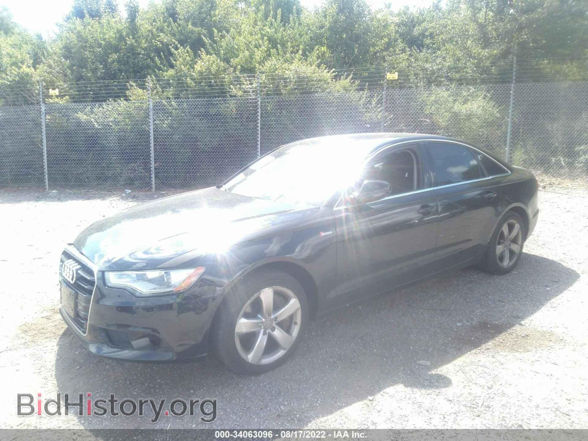 2012 AUDI A6 - VIN: WAUGGAFC6CN175326 - Фото 2
