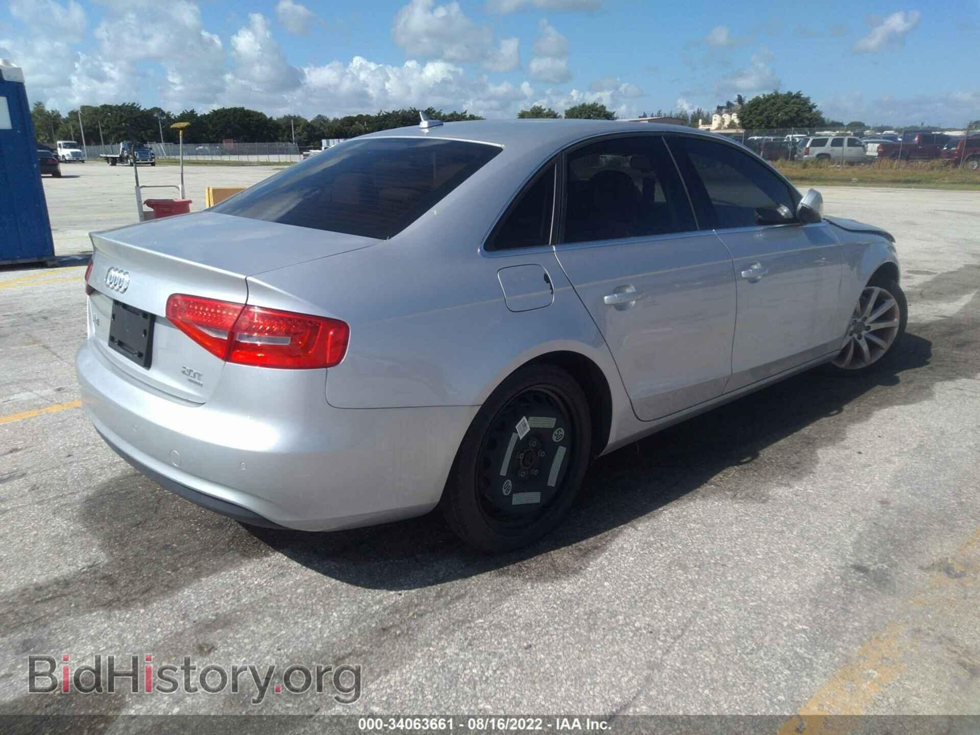 2013 AUDI A4 - VIN: WAUFFAFL8DN026898 - Photo 4