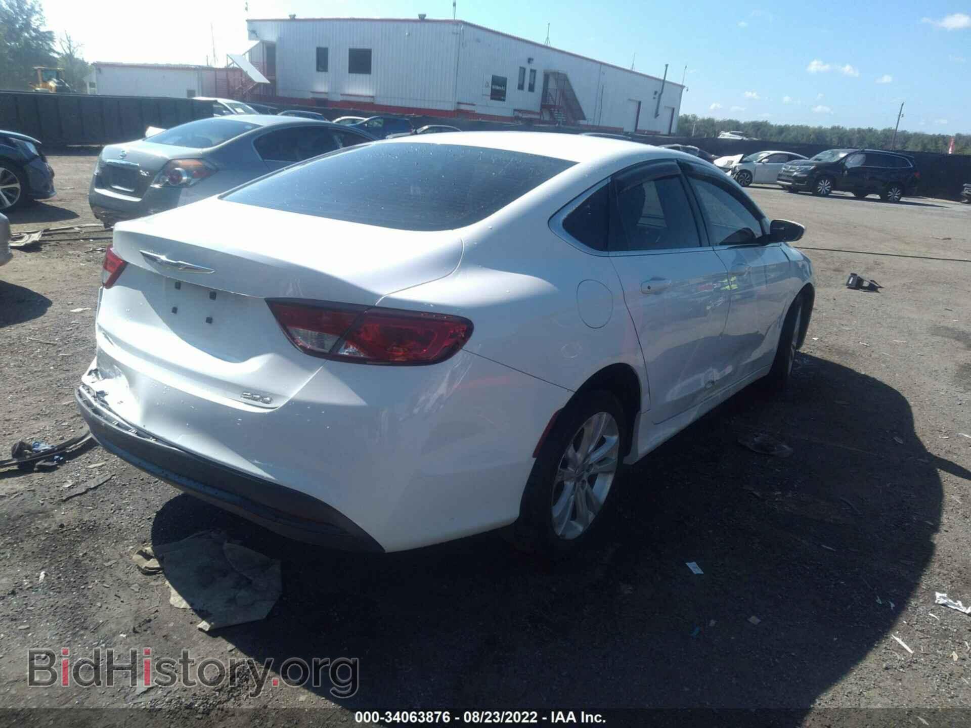 2016 CHRYSLER 200 - VIN: 1C3CCCFB2GN189184 - Фото 4