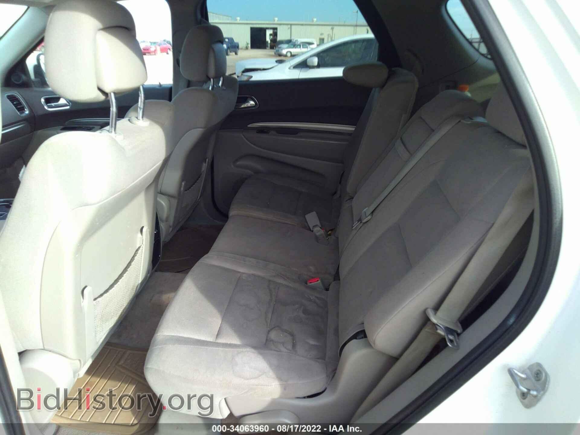 2012 DODGE DURANGO - VIN: 1C4RDHAG9CC169779 - Photo 8