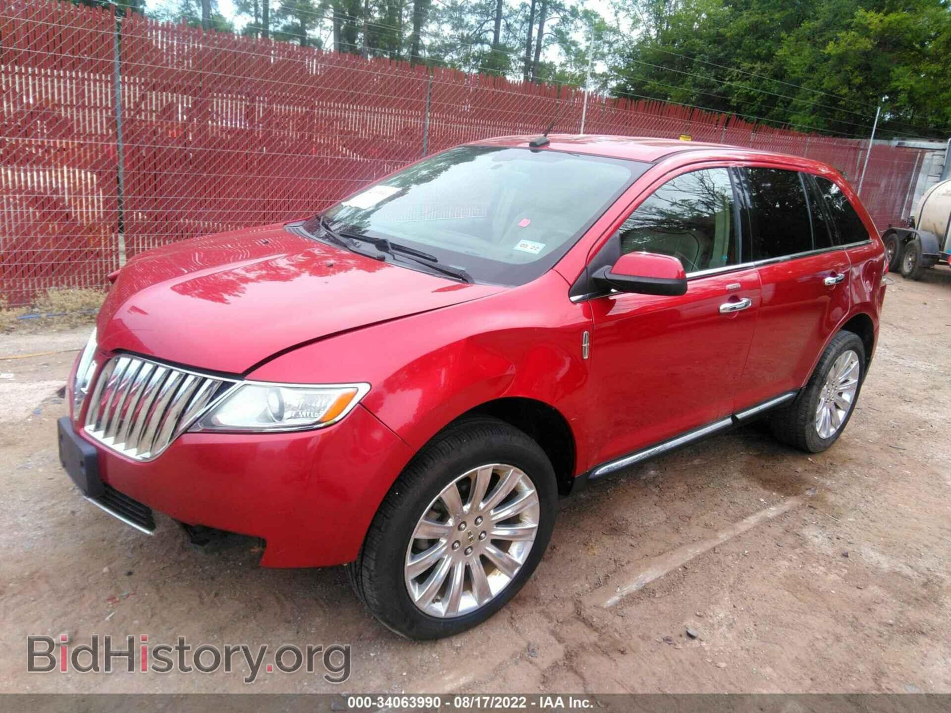2011 LINCOLN MKX - VIN: 2LMDJ6JK3BBJ26176 - Фото 2