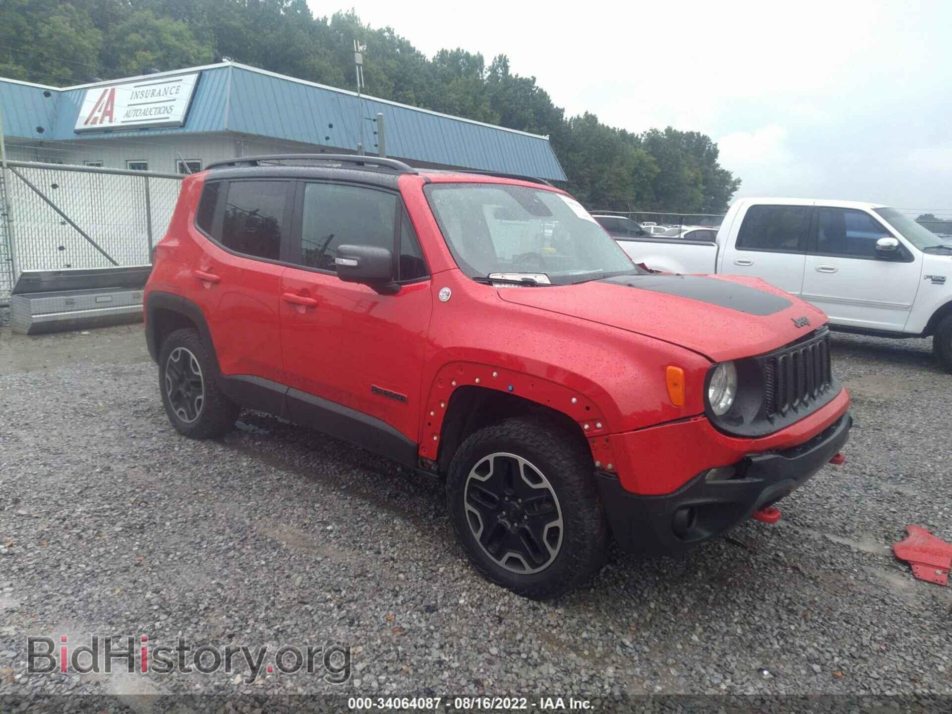 Фотография ZACCJBCB7HPF17272 - JEEP RENEGADE 2017