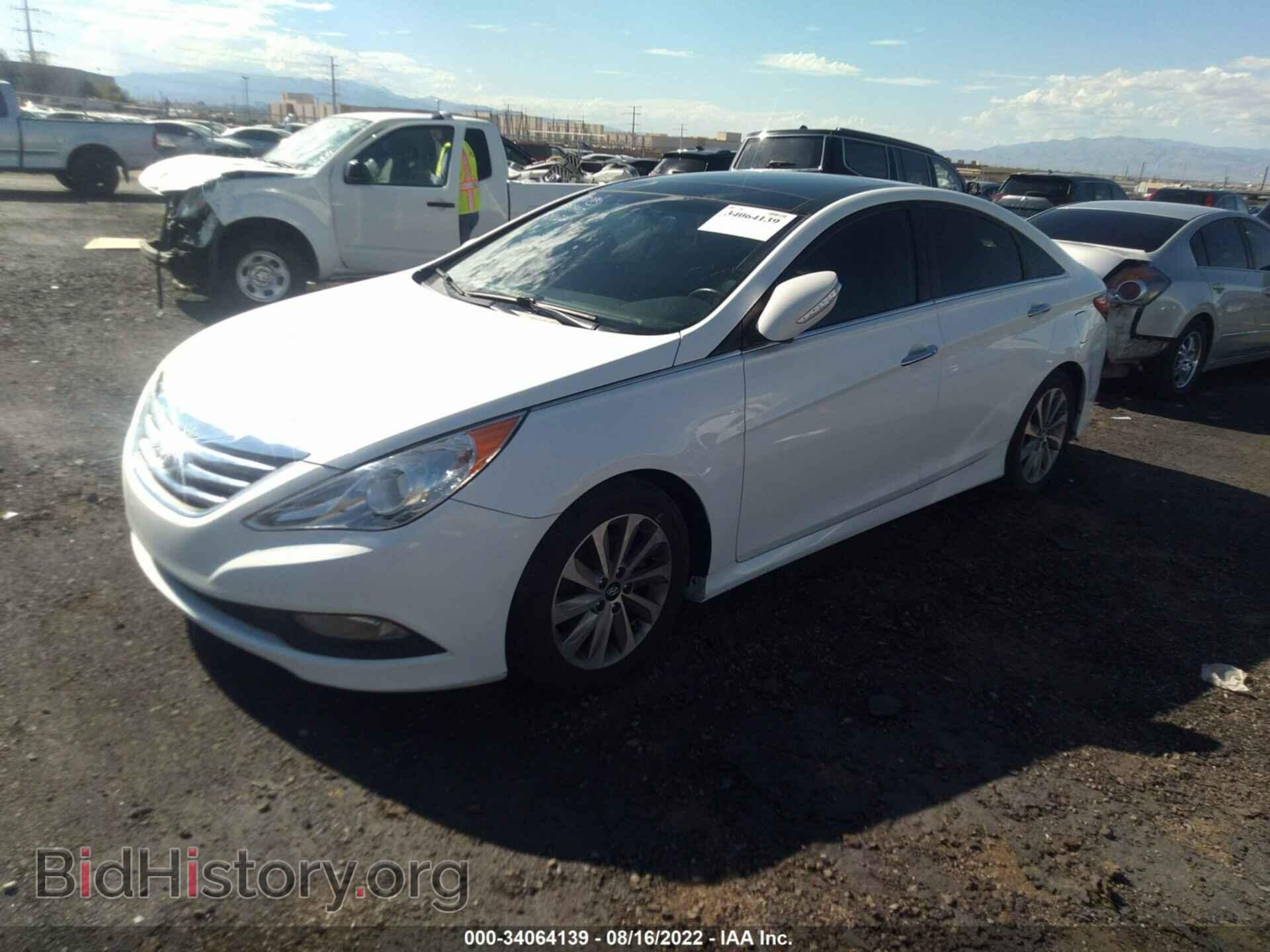 2014 HYUNDAI SONATA - VIN: 5NPEC4AC0EH887638 - Фото 2