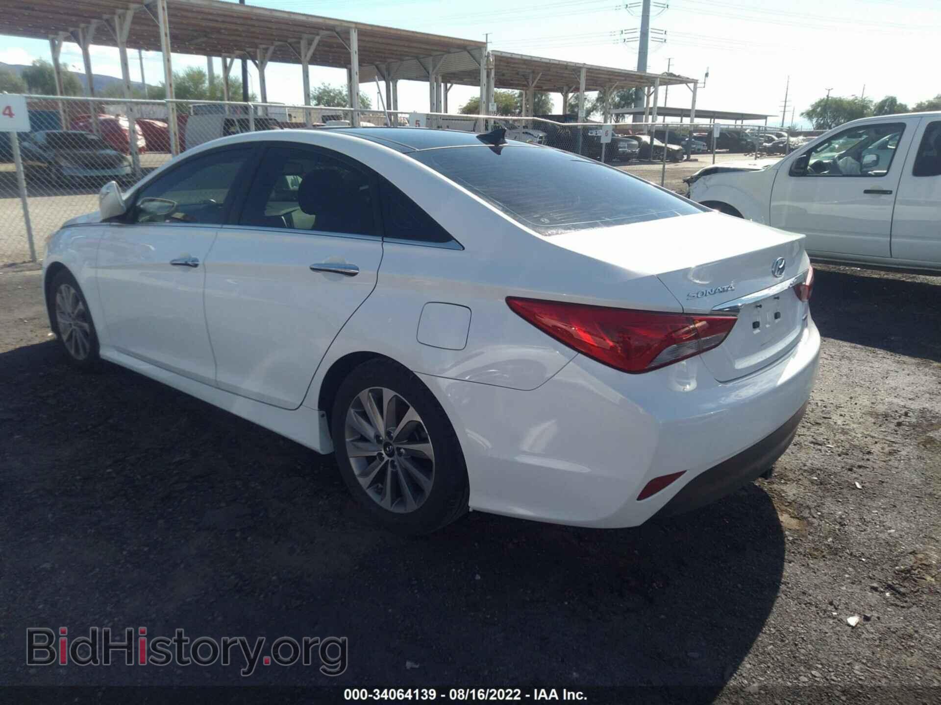 2014 HYUNDAI SONATA - VIN: 5NPEC4AC0EH887638 - Фото 3