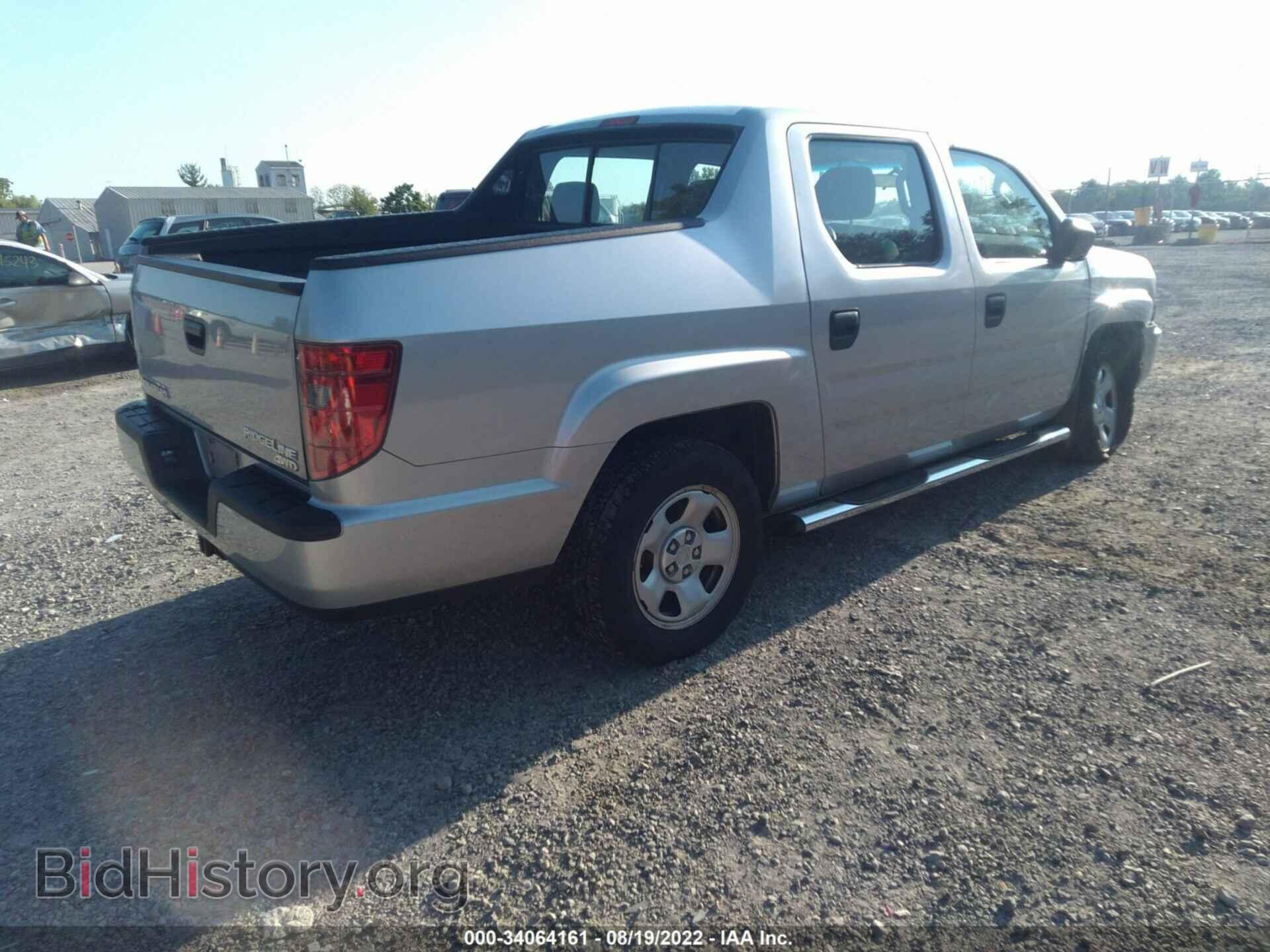 2010 HONDA RIDGELINE - VIN: 5FPYK1F22AB012365 - Фото 4