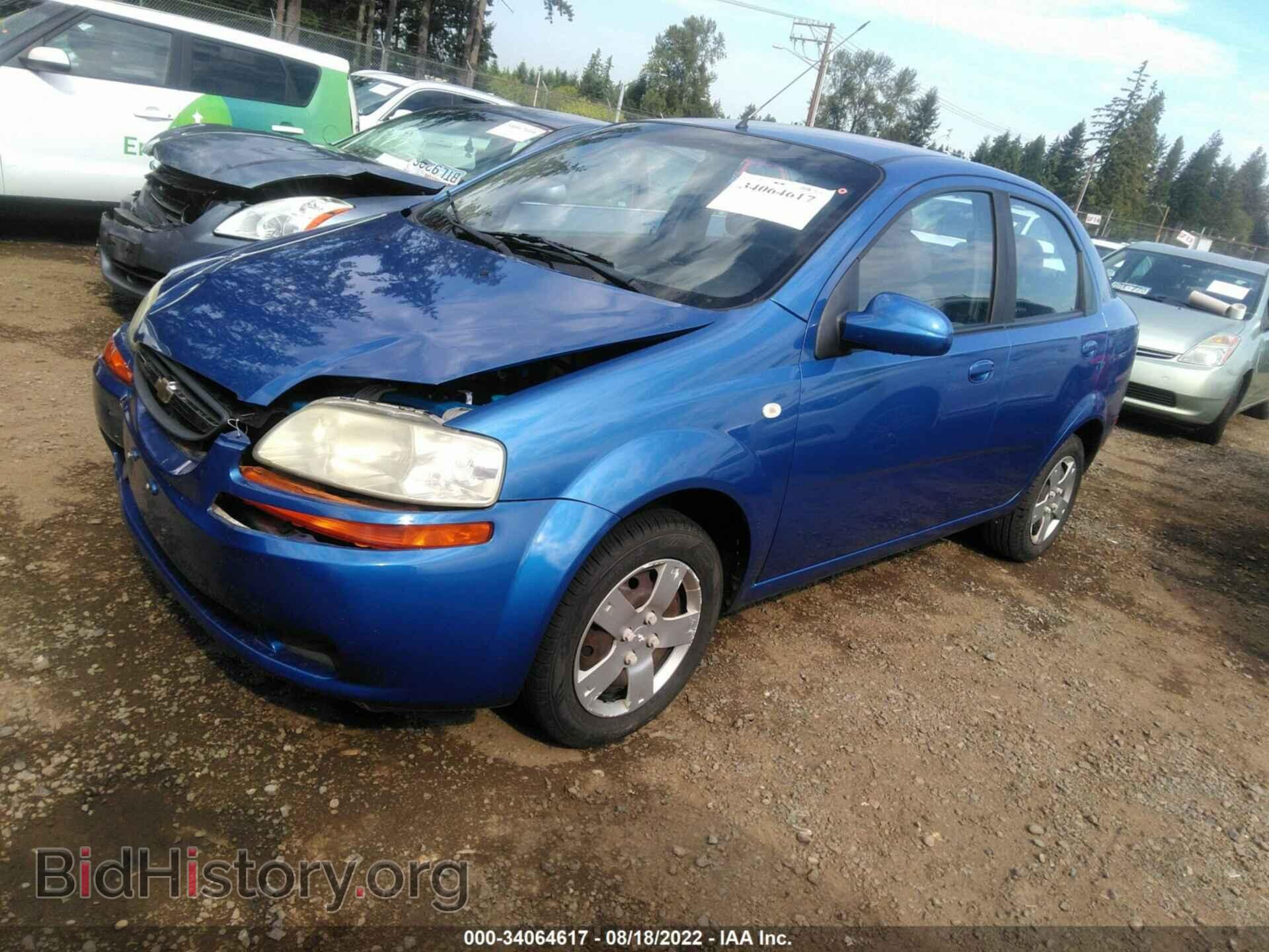 2006 CHEVROLET AVEO - VIN: KL1TD56656B527434 - Фото 2
