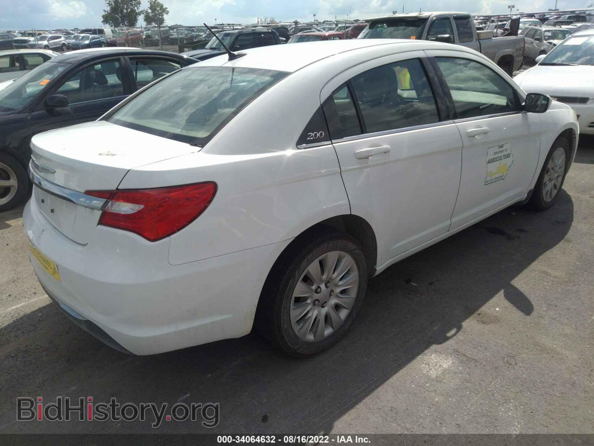 2014 CHRYSLER 200 - VIN: 1C3CCBAG9EN131227 - Фото 4
