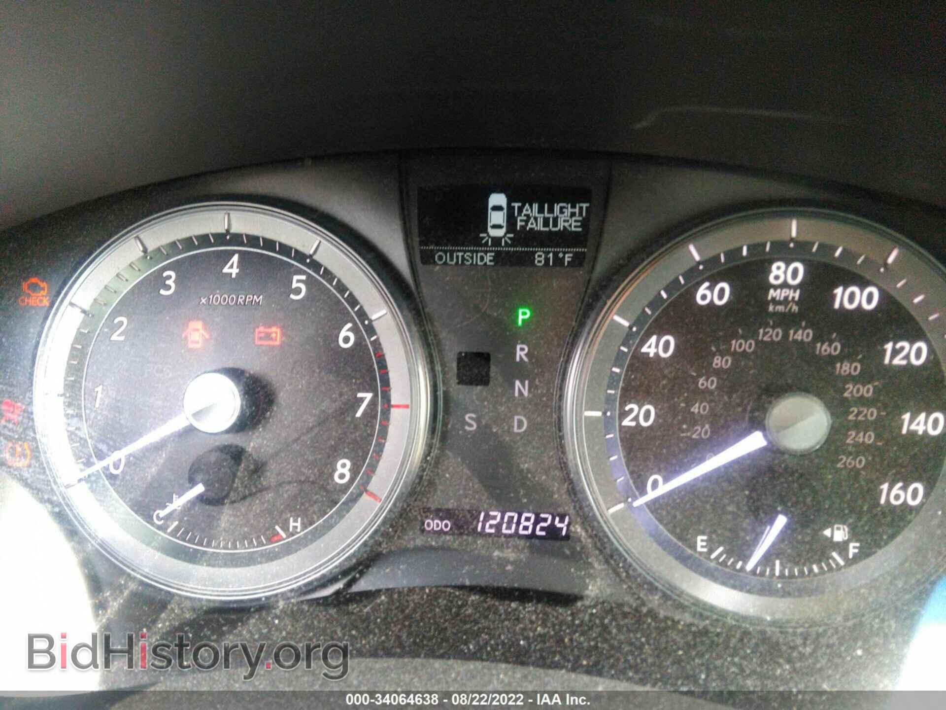 2010 LEXUS ES 350 - VIN: JTHBK1EG4A2401456 - Фото 7