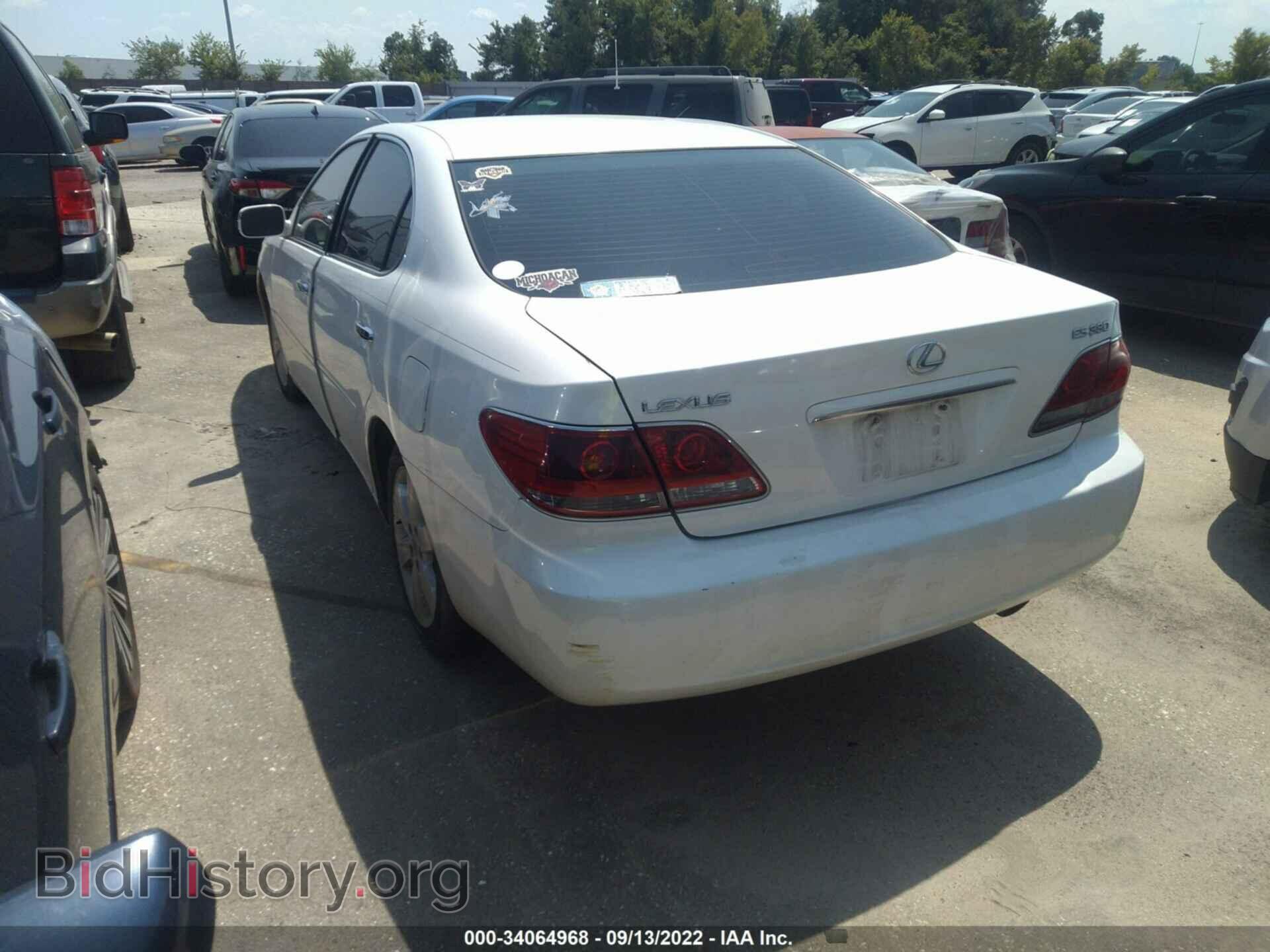 2006 LEXUS ES 330 - VIN: JTHBA30G365164843 - Фото 3